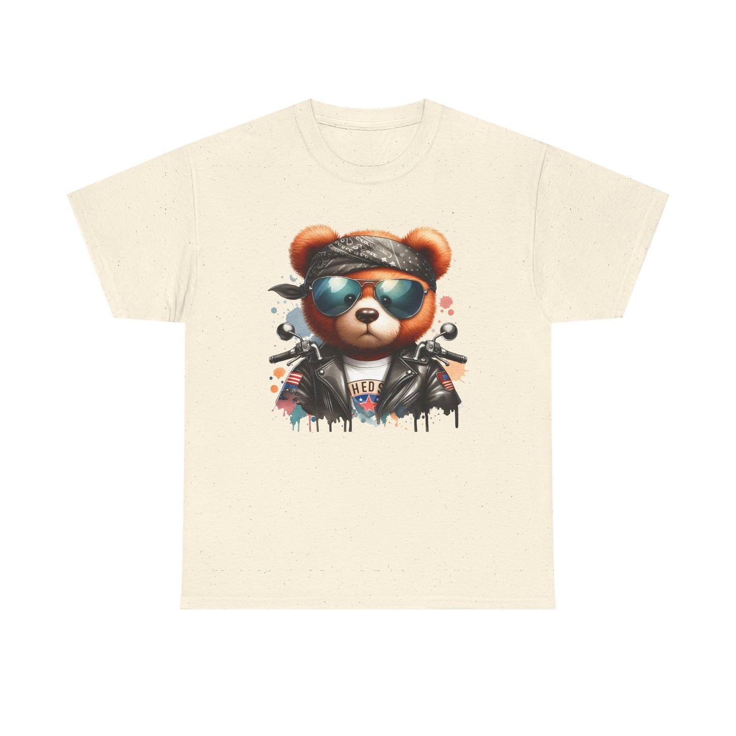 Cool Teddy Graphic Tee | Unisex Heavy Cotton Tee | Trendy, Casual Wear, Gift for Friends, Music Festivals, Summer Vibes