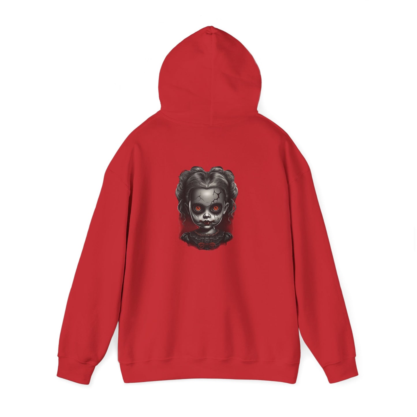 Spooky Horror personalized Unisex Hooded Sweatshirt, Graphic Hoodie, Halloween Apparel, Dark Fantasy, Unique Gift for Horror Lovers