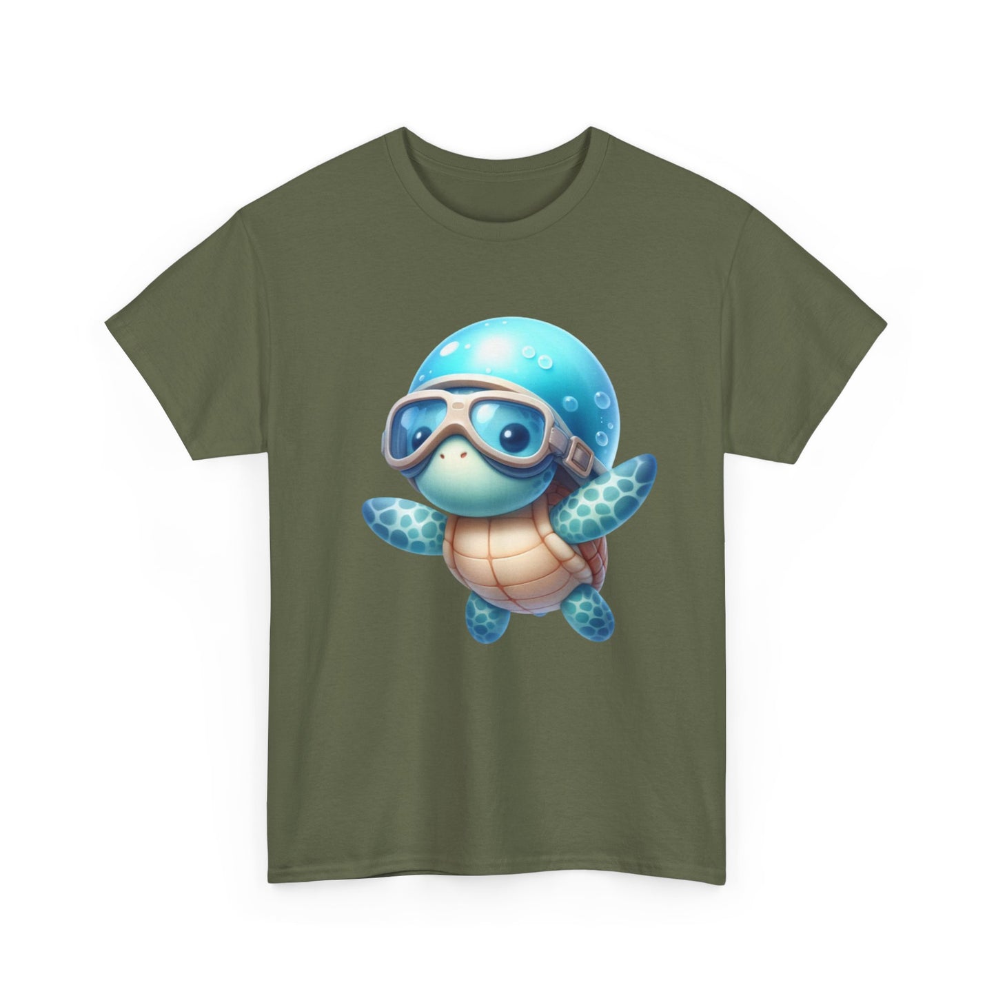 Cute Turtle Adventure Tee, Animal Lover Shirt, Beach Picnic Outfit, Fun Gift for Kids, Eco-Friendly Fashion, Summer Casual Wear