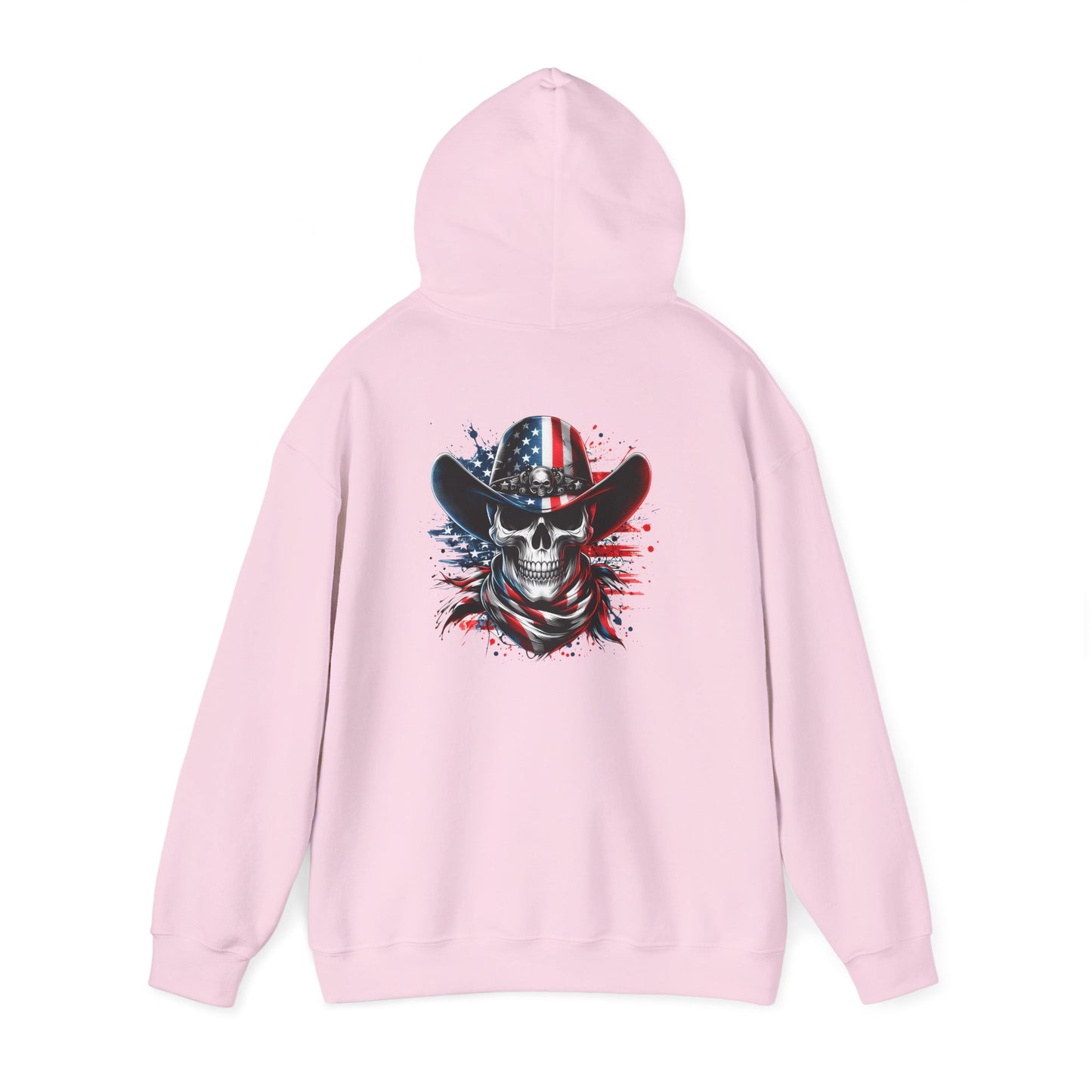 Patriotic Skull Hoodie Skull Sweatshirt, Halloween Sweatshirt