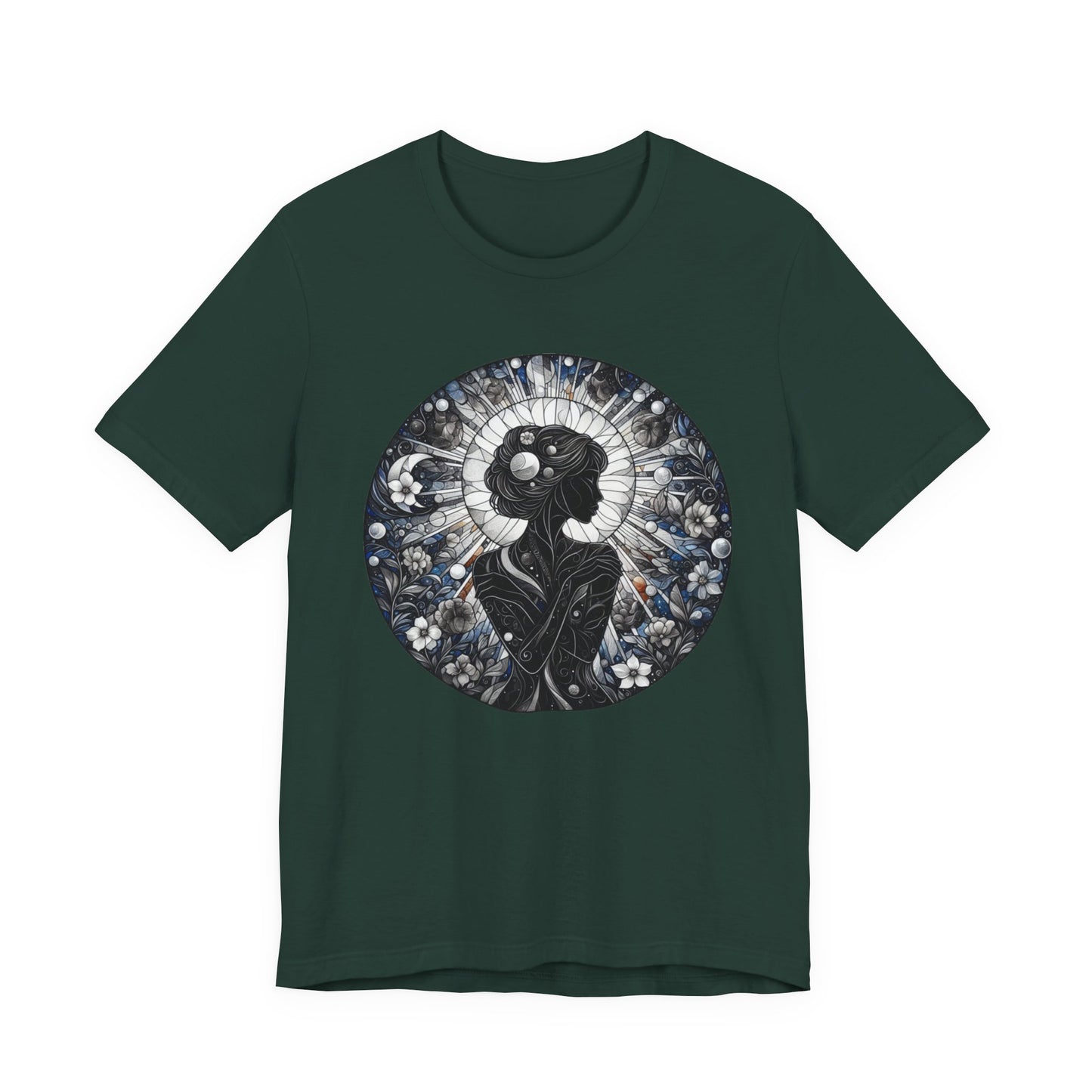 Bohemian Goddess Tee - Unisex Jersey Short Sleeve T-Shirt, Art Tee, Festival Wear, Boho Style, Unique Graphic Shirt, Gift for Her, [...]
