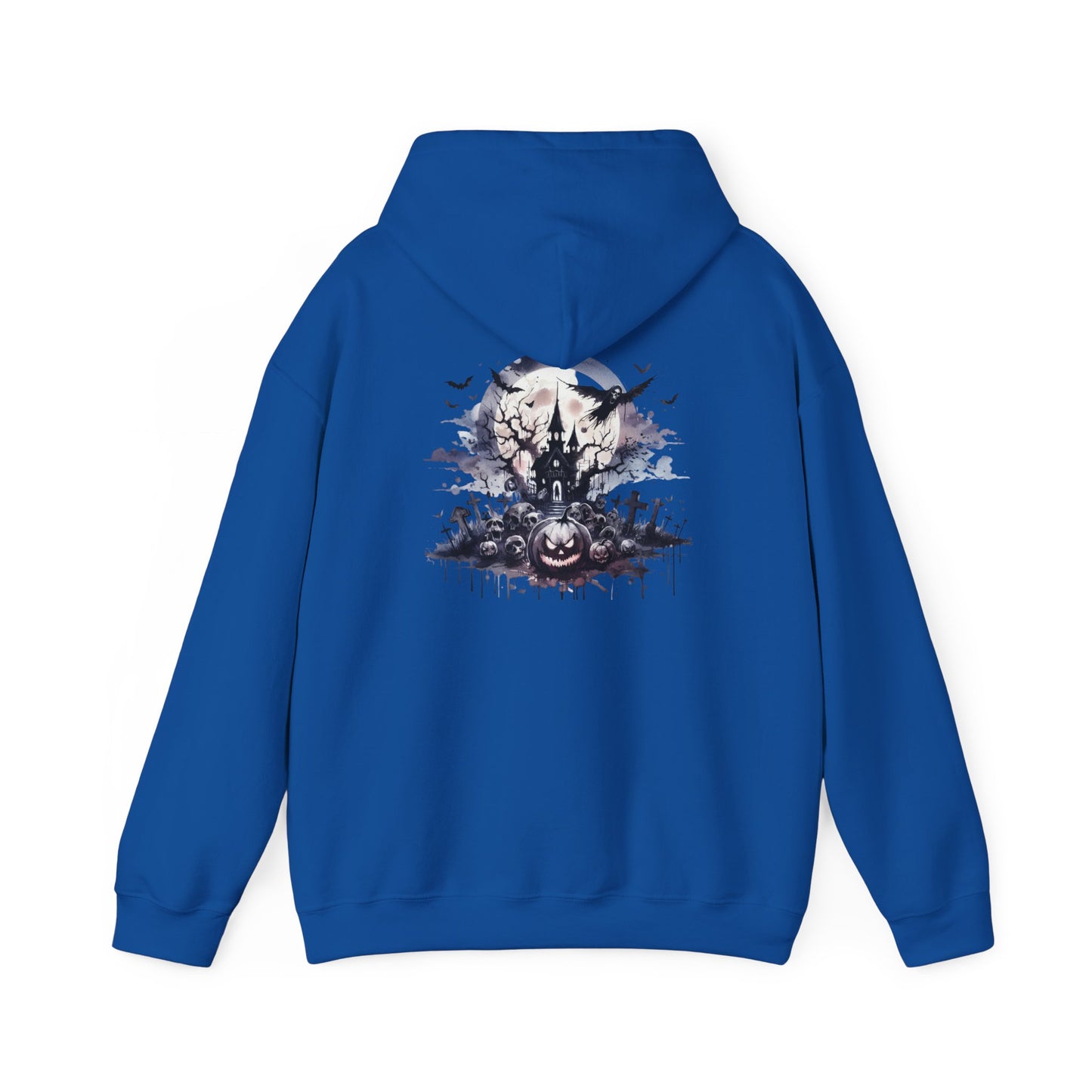 Spooky Halloween Hoodie, personalized Unisex Sweatshirt, Cozy Fall Apparel, Perfect for Trick or Treating, Seasonal Gift, Ghostly Design