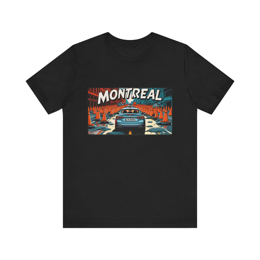 Montreal Graphic Tee - Unisex Jersey T-Shirt for Travelers, City Lovers, Travel Gifts, Streetwear, Montreal Souvenir