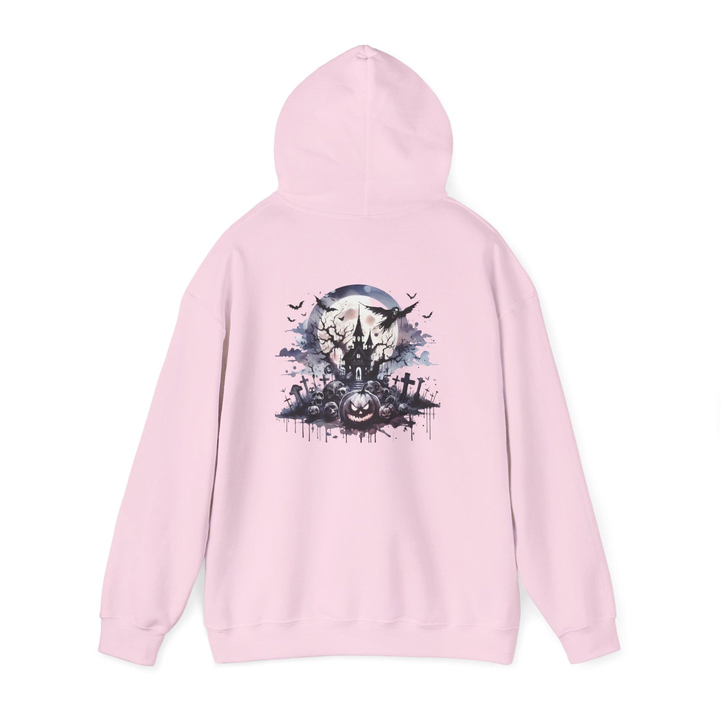 Spooky Halloween Hoodie, personalized Unisex Sweatshirt, Cozy Fall Apparel, Perfect for Trick or Treating, Seasonal Gift, Ghostly Design