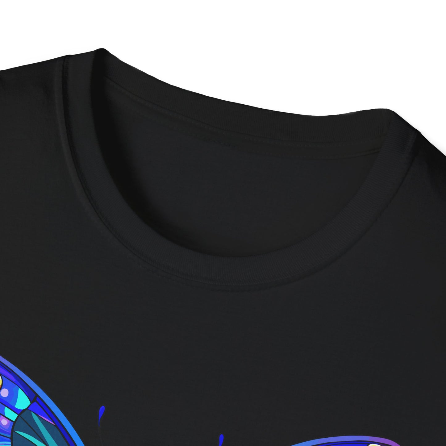 Butterfly Dreams Unisex Softstyle T-Shirt, Colorful Graphic Tee, Butterfly Shirt, Nature Lover Gift, Casual Wear, Unique Art T-Shirt