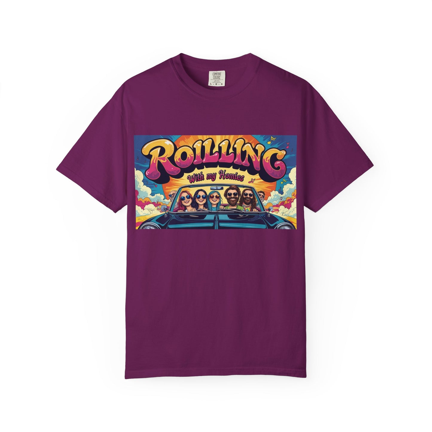Road Trip Vibes Unisex T-Shirt, Vintage Graphic Tee, Summer Outfit, Gift for Friends, Fun Road Trip Shirt