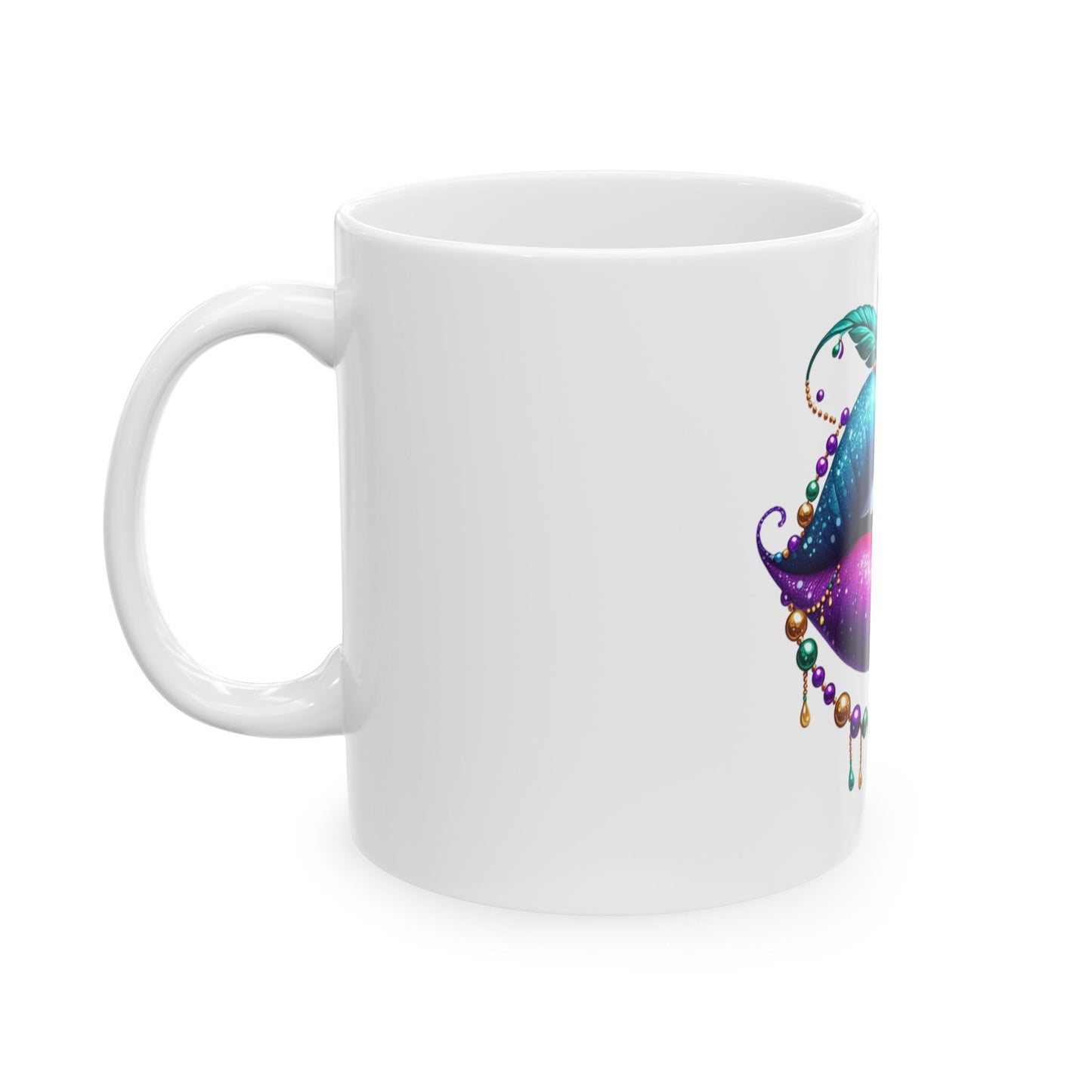 Mardi Gras Chic Ceramic Mug