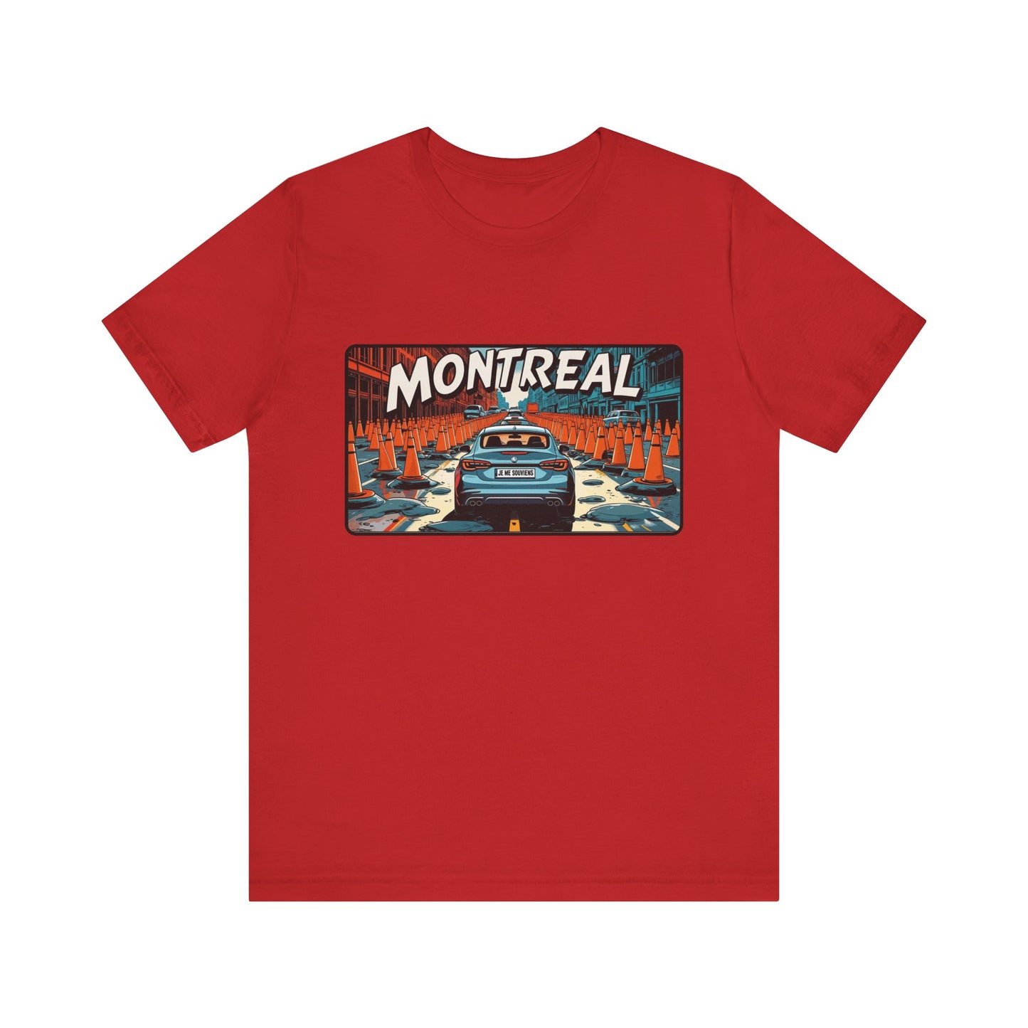 Montreal Graphic Tee - Unisex Jersey T-Shirt for Travelers, City Lovers, Travel Gifts, Streetwear, Montreal Souvenir
