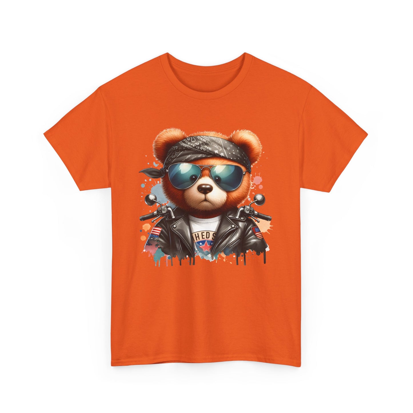 Cool Teddy Graphic Tee | Unisex Heavy Cotton Tee | Trendy, Casual Wear, Gift for Friends, Music Festivals, Summer Vibes