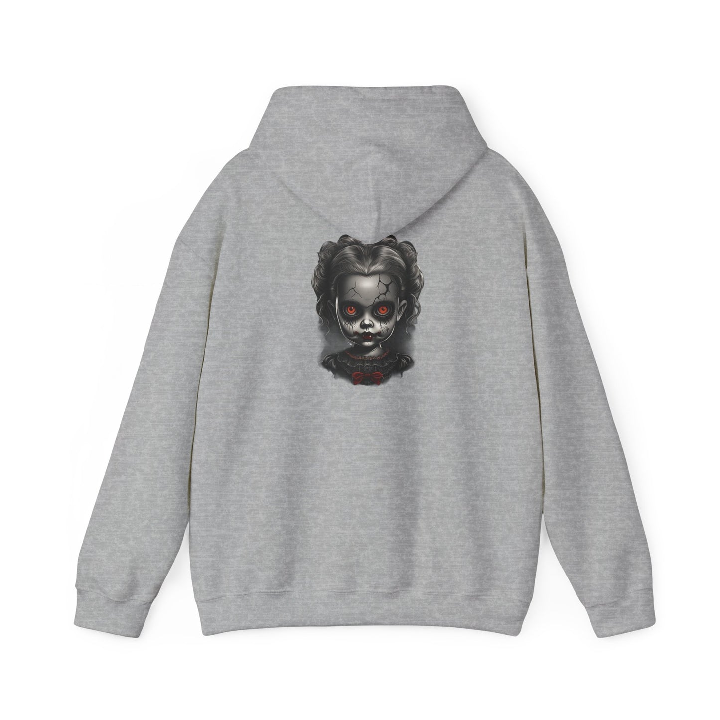 Spooky Horror personalized Unisex Hooded Sweatshirt, Graphic Hoodie, Halloween Apparel, Dark Fantasy, Unique Gift for Horror Lovers