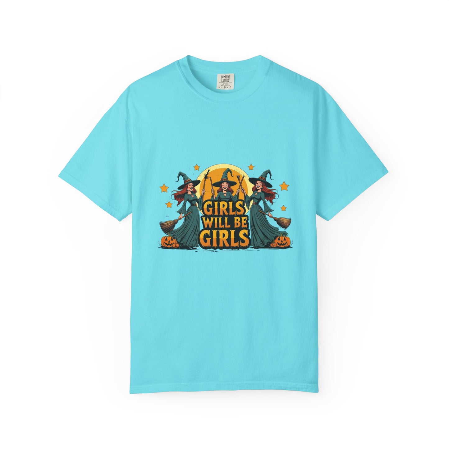Spooky Witch T-Shirt for Halloween Fun, Girls Will Be Girls Tee, Unisex Halloween Shirt, Fall Fashion, Witch Costume Top