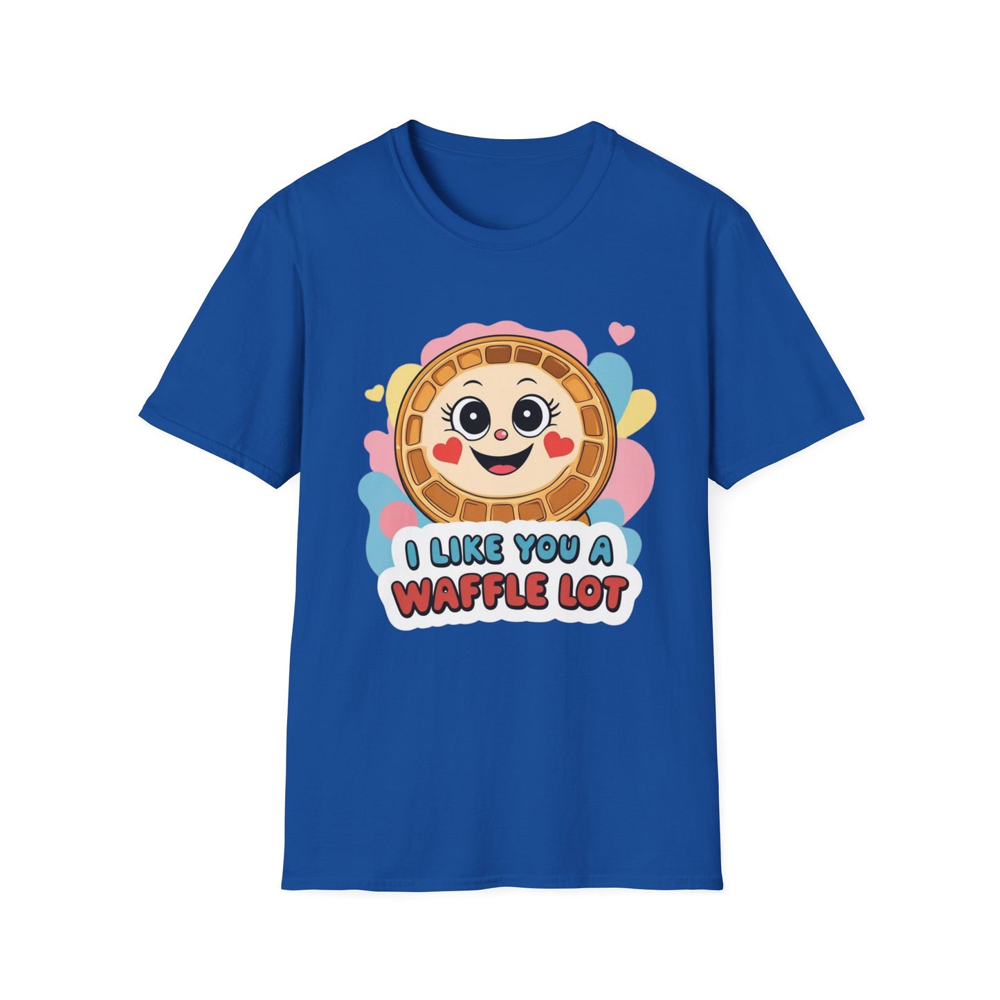 I Like You A Waffle Lot Funny Unisex T-Shirt – Cute Breakfast Pun Tee for Waffle Lovers