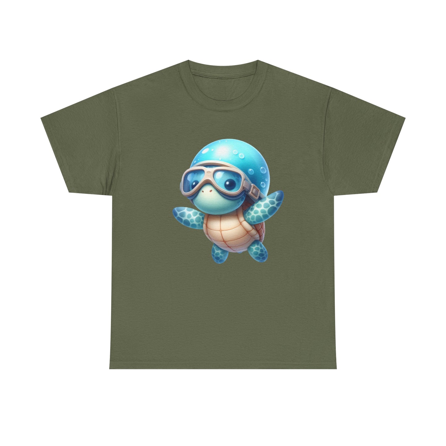 Cute Turtle Adventure Tee, Animal Lover Shirt, Beach Picnic Outfit, Fun Gift for Kids, Eco-Friendly Fashion, Summer Casual Wear