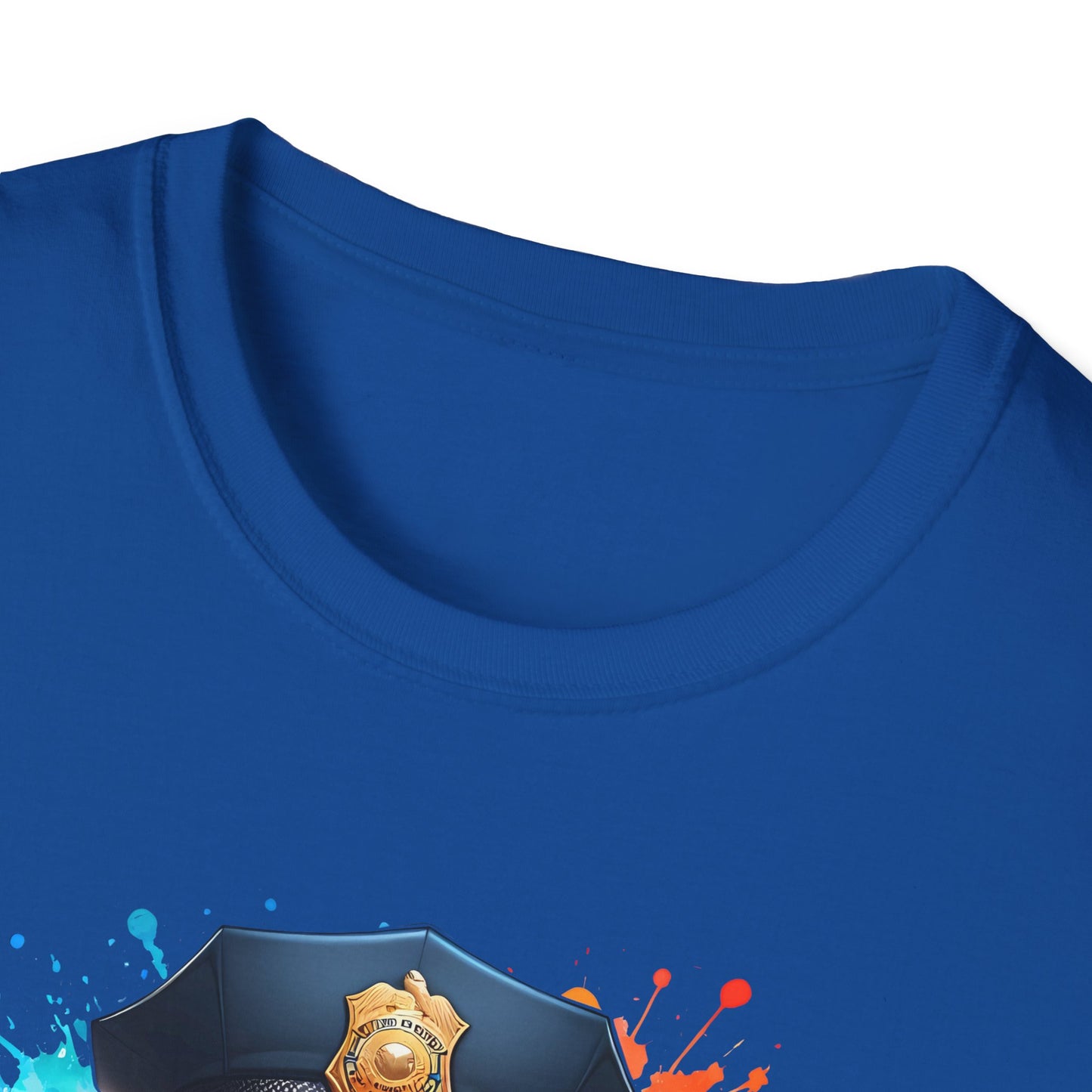 Police Bear Graphic T-Shirt, Cute animal tee, Unisex casual wear, Gift for animal lovers, Fun shirt for kids and adults