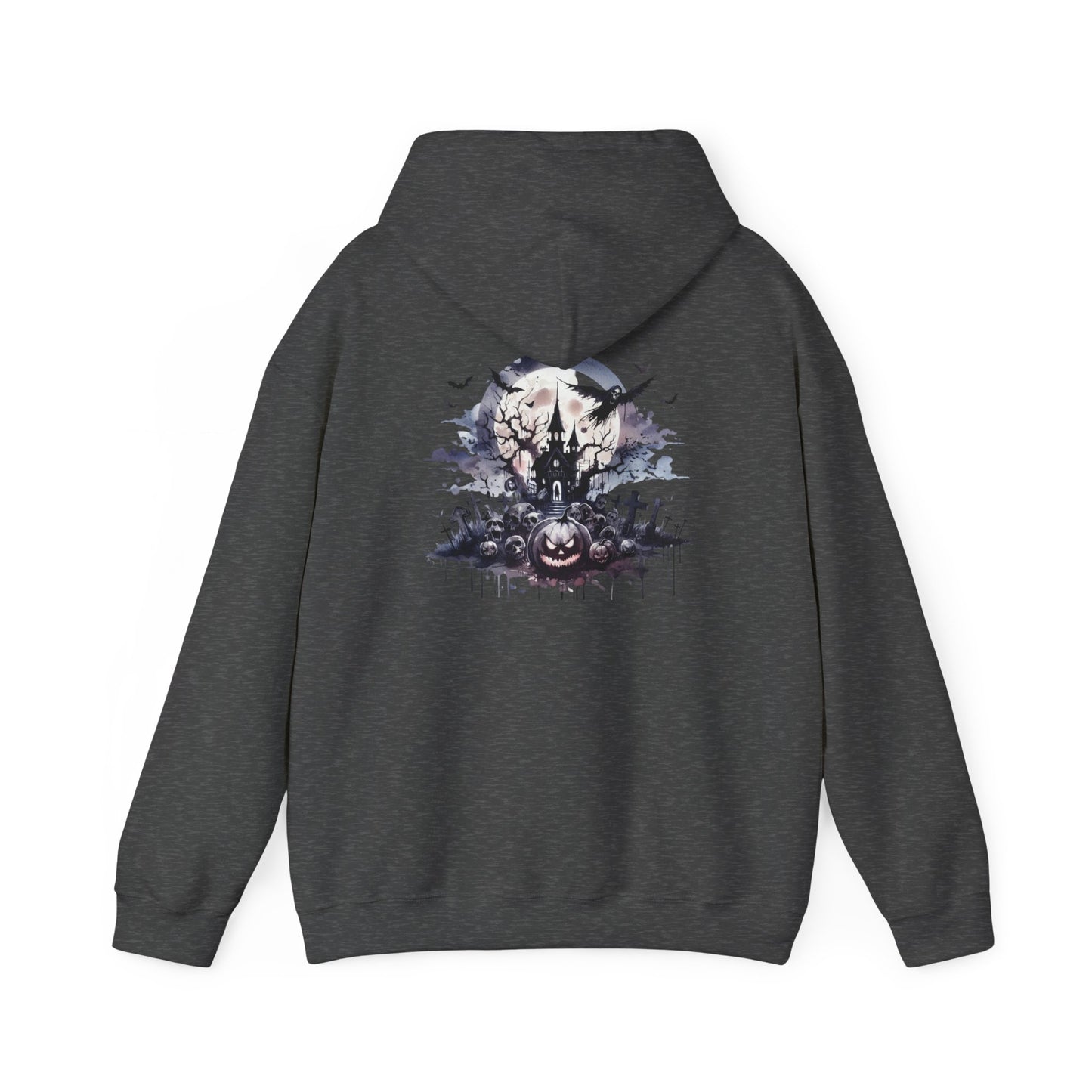 Spooky Halloween Hoodie, personalized Unisex Sweatshirt, Cozy Fall Apparel, Perfect for Trick or Treating, Seasonal Gift, Ghostly Design