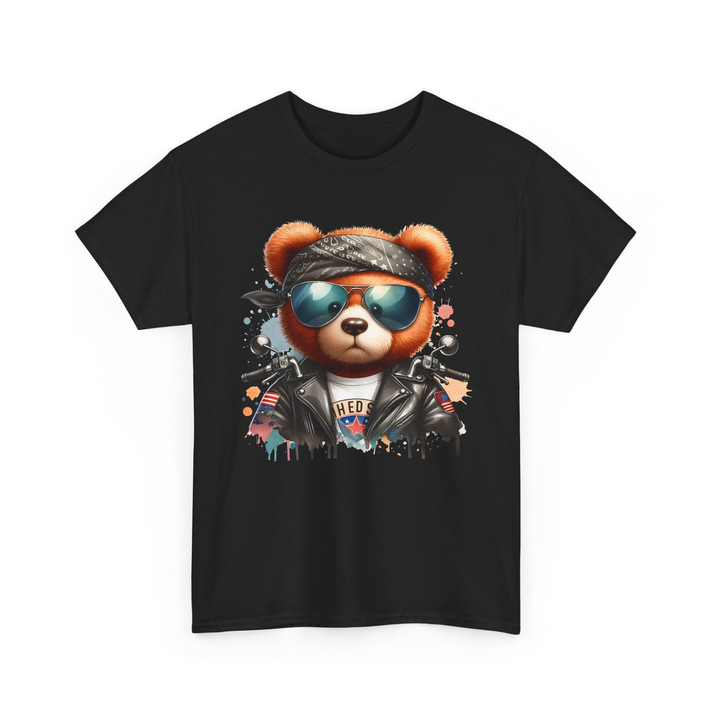 Cool Teddy Graphic Tee | Unisex Heavy Cotton Tee | Trendy, Casual Wear, Gift for Friends, Music Festivals, Summer Vibes