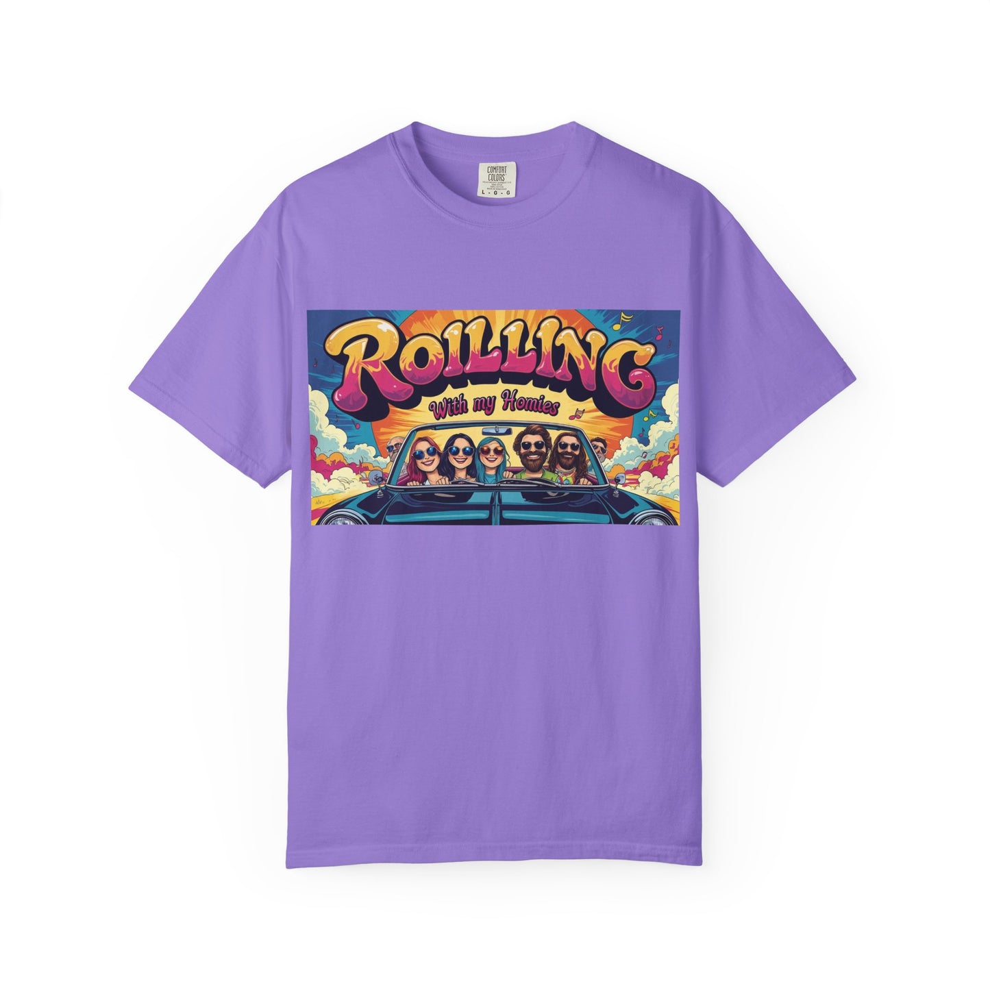 Road Trip Vibes Unisex T-Shirt, Vintage Graphic Tee, Summer Outfit, Gift for Friends, Fun Road Trip Shirt