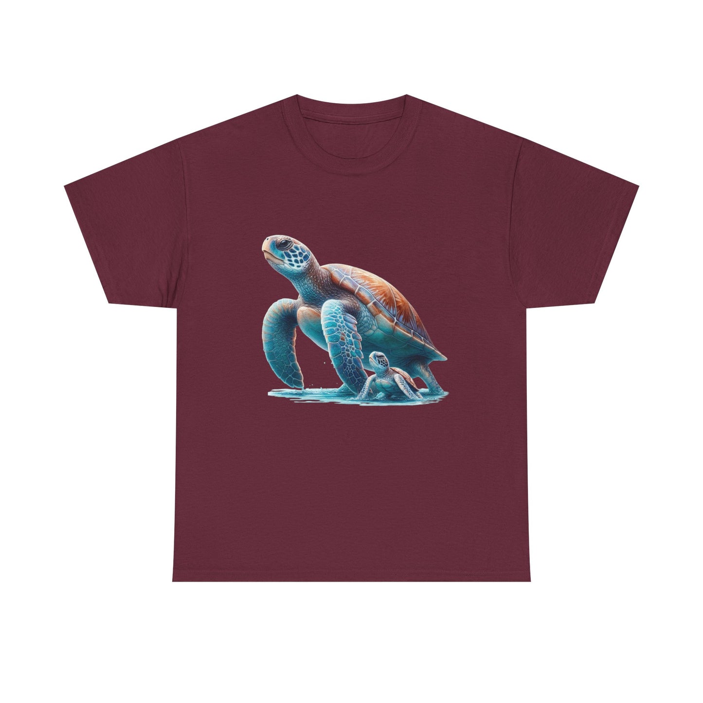 Turtle Adventure Unisex Tee | Ocean-Inspired Cotton Shirt, Nature Lover Gift, Beach Day Outfit, Cute Animal Tee, Eco-Friendly Fashion