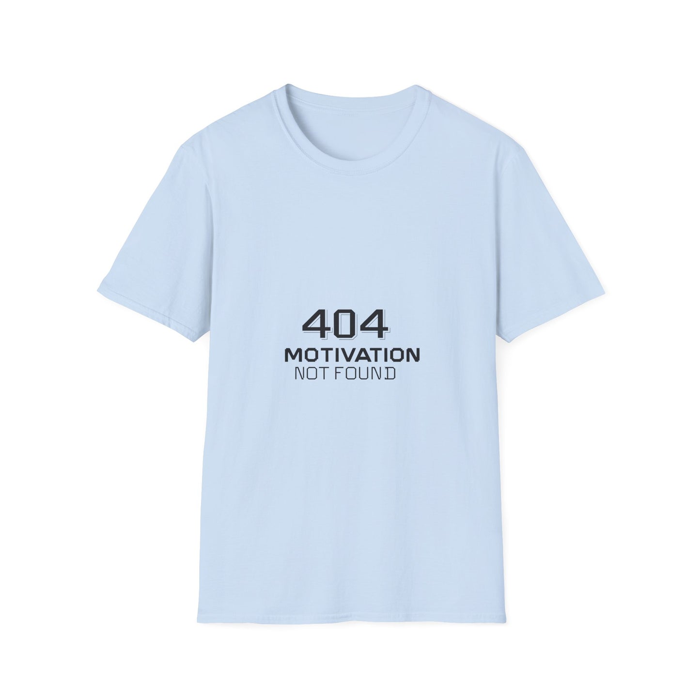 404 Motivation Not Found T-Shirt, Funny Graphic Tee, Unisex Humor Shirt, Gift for Motivational Speakers, Casual Everyday Wear, [...]