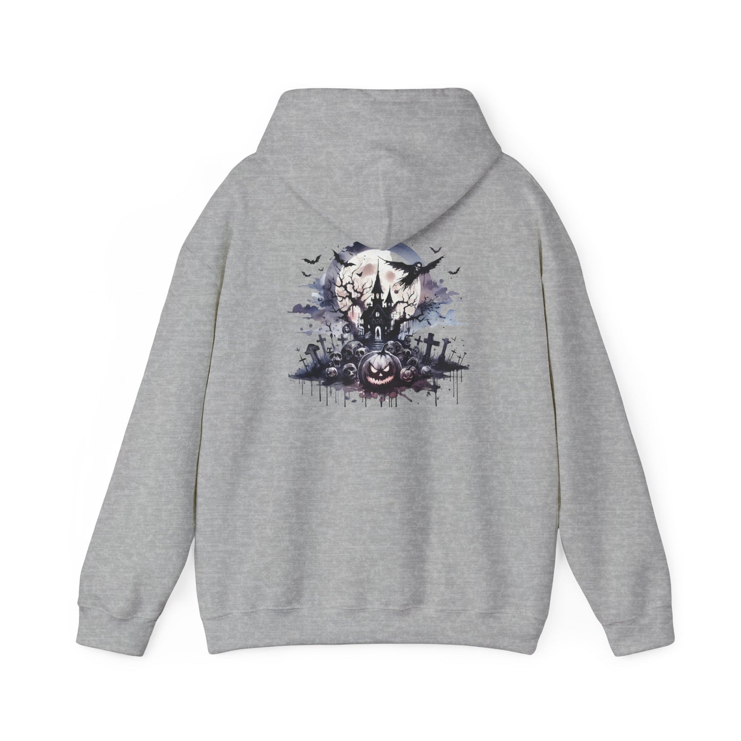 Spooky Halloween Hoodie, personalized Unisex Sweatshirt, Cozy Fall Apparel, Perfect for Trick or Treating, Seasonal Gift, Ghostly Design