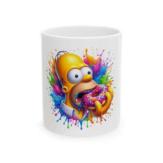 Colorful Homer Simpson Mug