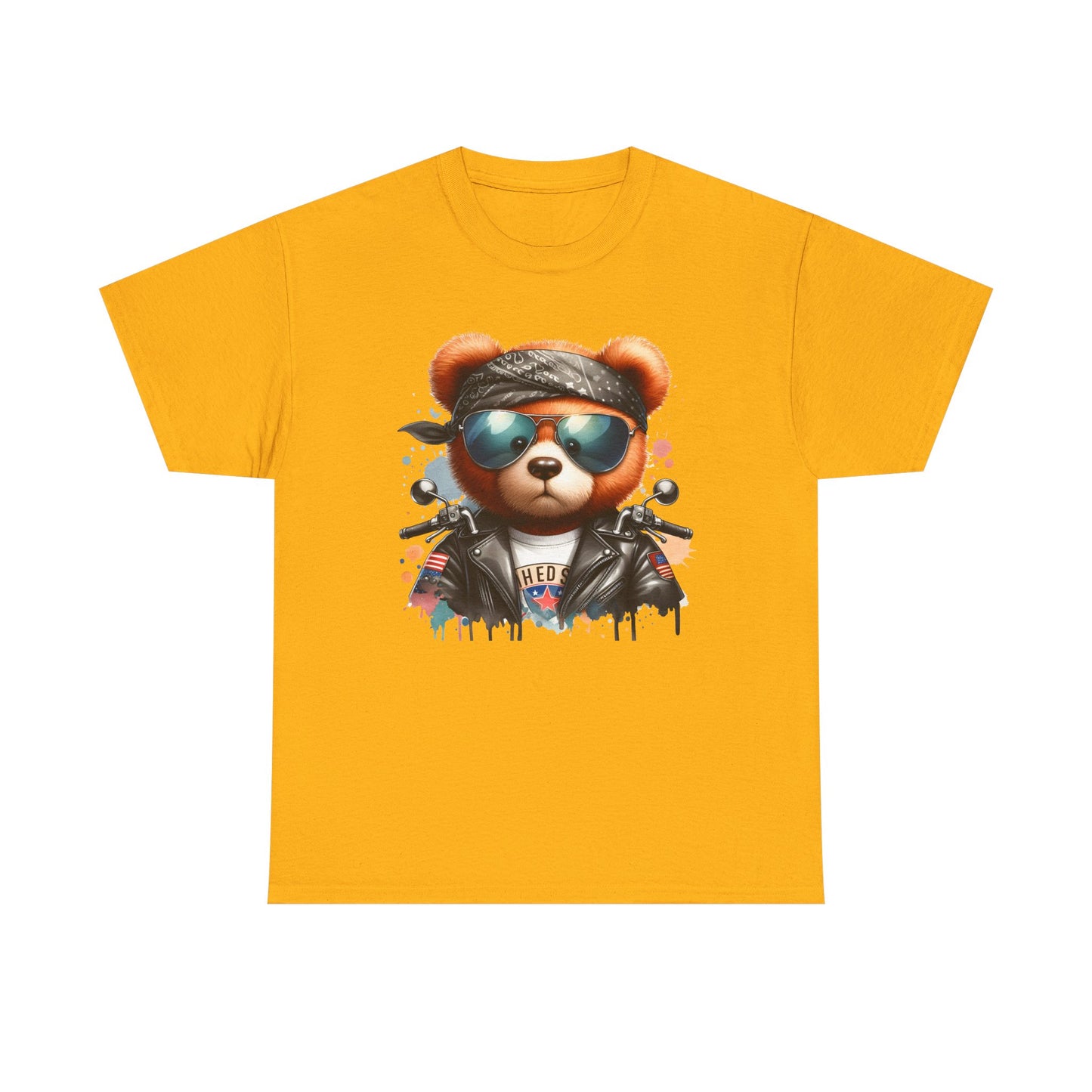 Cool Teddy Graphic Tee | Unisex Heavy Cotton Tee | Trendy, Casual Wear, Gift for Friends, Music Festivals, Summer Vibes