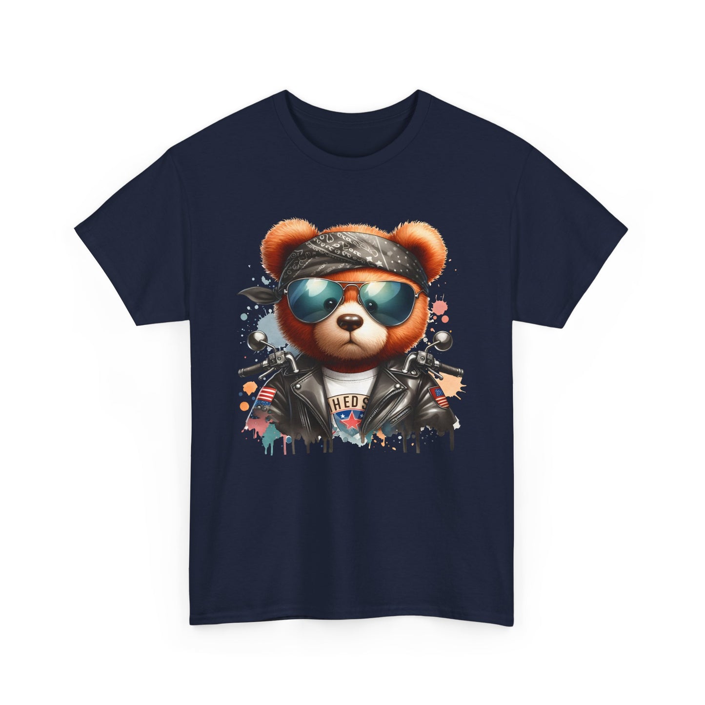 Cool Teddy Graphic Tee | Unisex Heavy Cotton Tee | Trendy, Casual Wear, Gift for Friends, Music Festivals, Summer Vibes