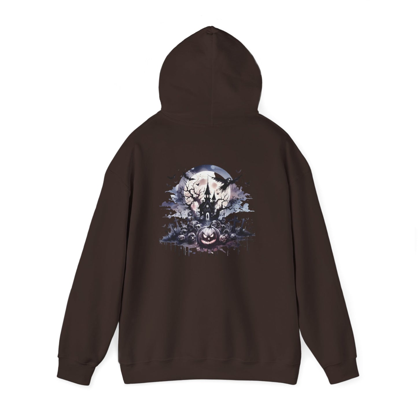Spooky Halloween Hoodie, personalized Unisex Sweatshirt, Cozy Fall Apparel, Perfect for Trick or Treating, Seasonal Gift, Ghostly Design
