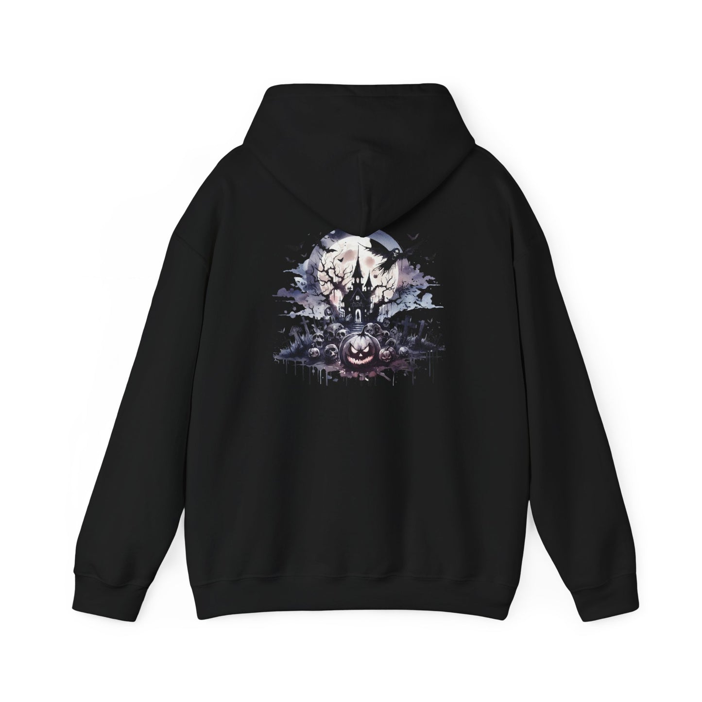 Spooky Halloween Hoodie, personalized Unisex Sweatshirt, Cozy Fall Apparel, Perfect for Trick or Treating, Seasonal Gift, Ghostly Design