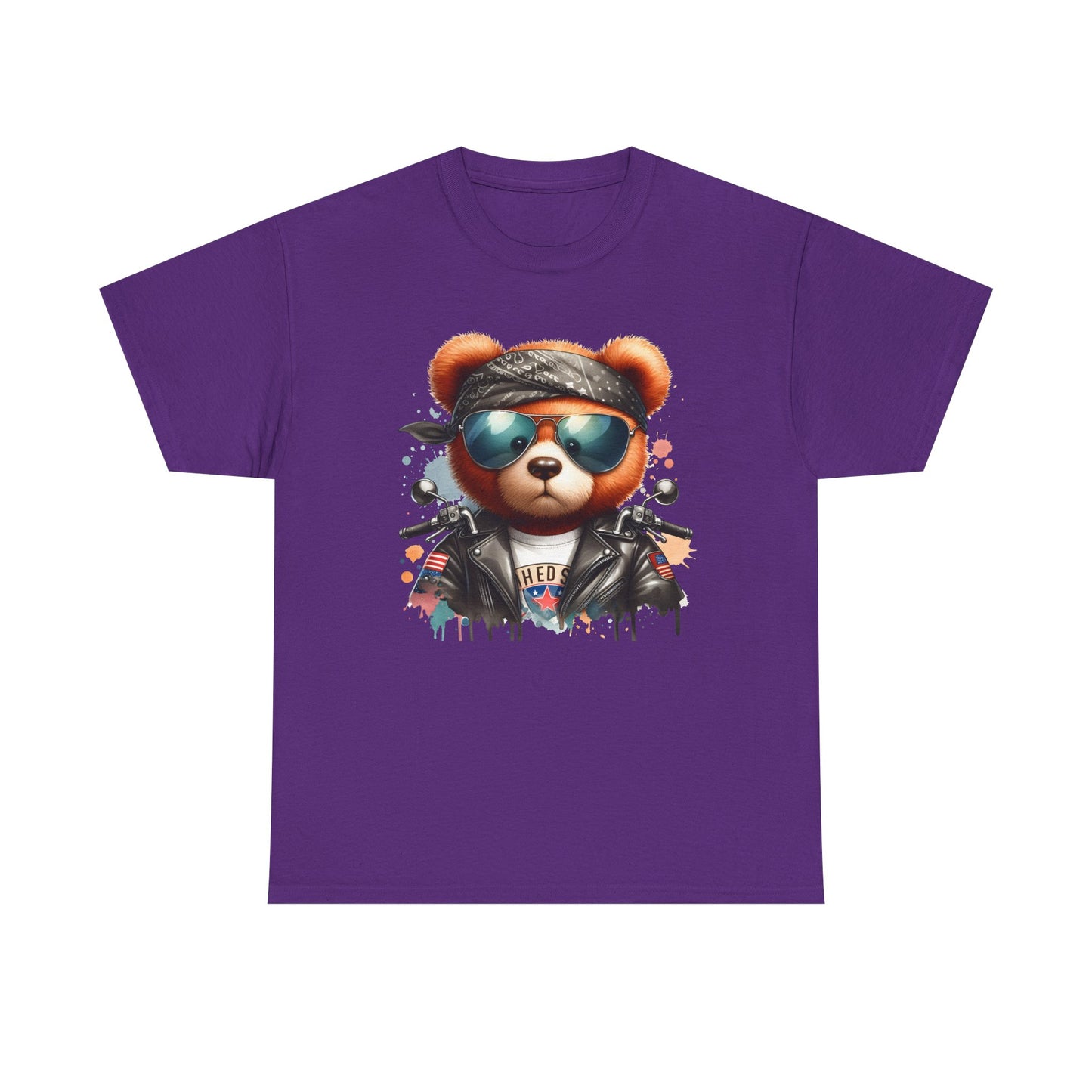 Cool Teddy Graphic Tee | Unisex Heavy Cotton Tee | Trendy, Casual Wear, Gift for Friends, Music Festivals, Summer Vibes