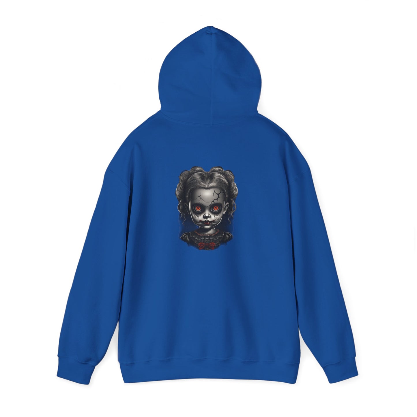 Spooky Horror personalized Unisex Hooded Sweatshirt, Graphic Hoodie, Halloween Apparel, Dark Fantasy, Unique Gift for Horror Lovers