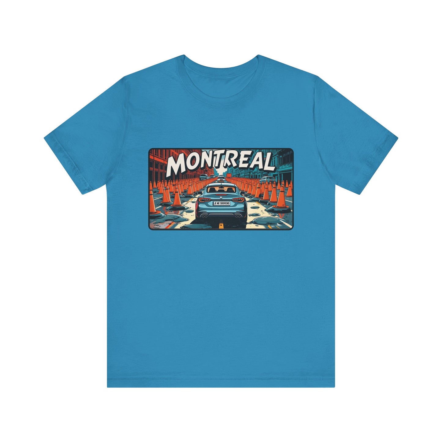 Montreal Graphic Tee - Unisex Jersey T-Shirt for Travelers, City Lovers, Travel Gifts, Streetwear, Montreal Souvenir