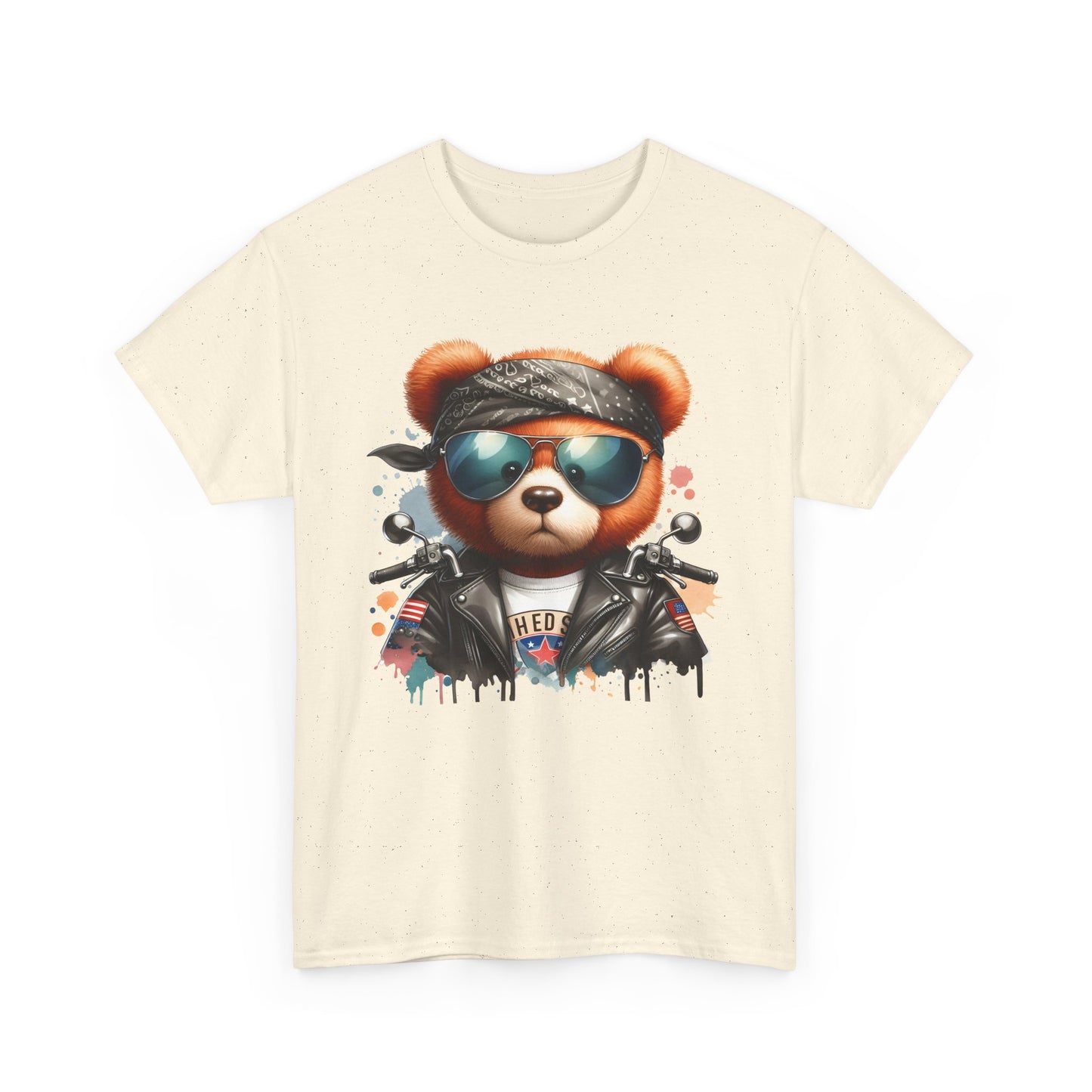 Cool Teddy Graphic Tee | Unisex Heavy Cotton Tee | Trendy, Casual Wear, Gift for Friends, Music Festivals, Summer Vibes