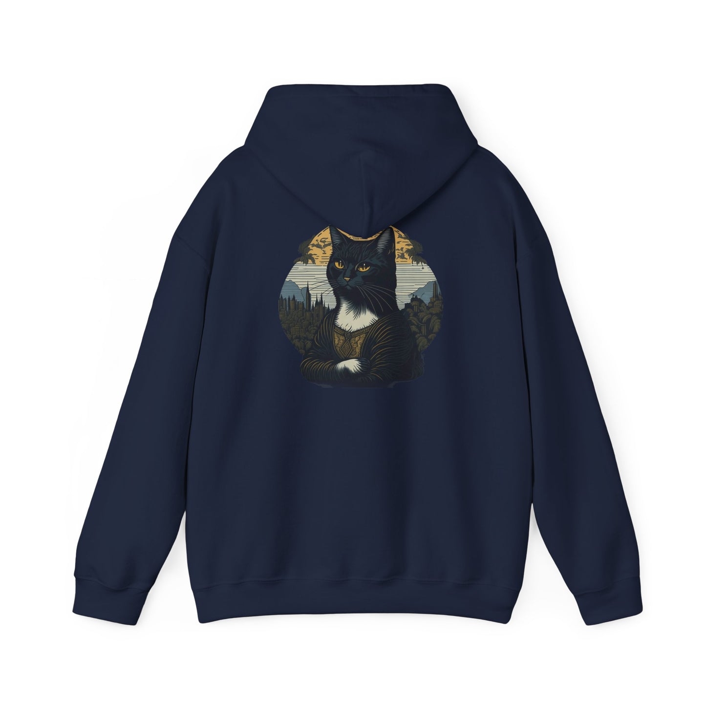 Cozy Cat-Themed personalized Unisex Hooded Sweatshirt, Perfect Gift for Cat Lovers, Casual Wear, Animal Lover Apparel, Hoodie for All Seasons