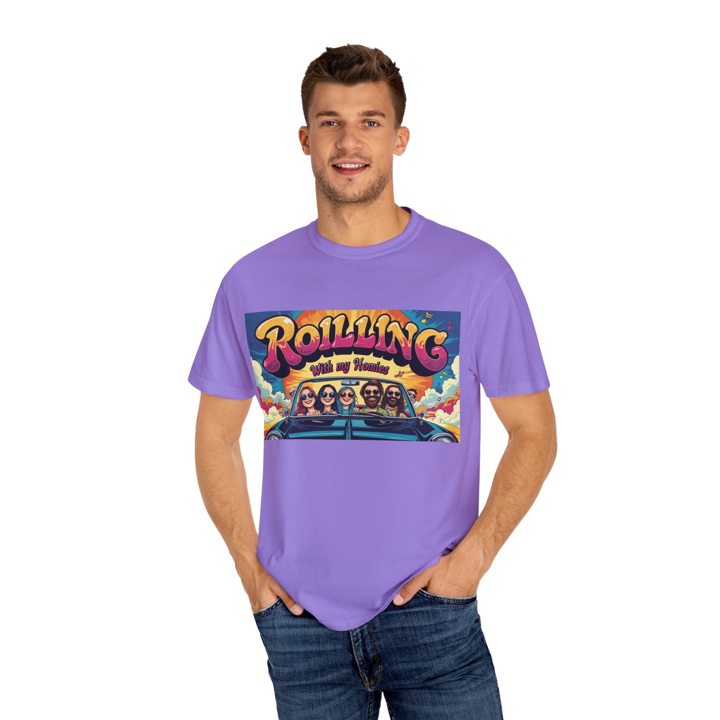 Road Trip Vibes Unisex T-Shirt, Vintage Graphic Tee, Summer Outfit, Gift for Friends, Fun Road Trip Shirt