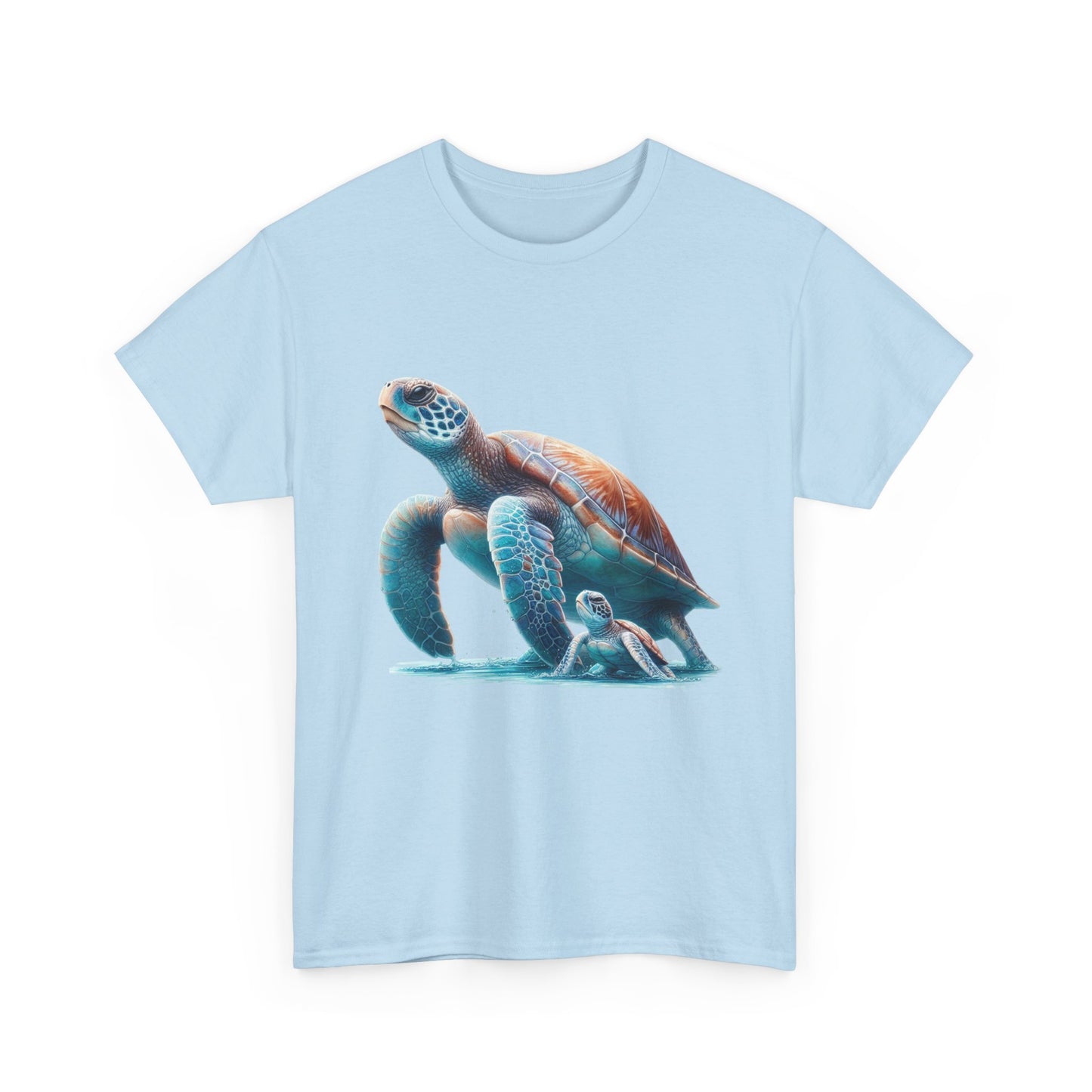 Turtle Adventure Unisex Tee | Ocean-Inspired Cotton Shirt, Nature Lover Gift, Beach Day Outfit, Cute Animal Tee, Eco-Friendly Fashion