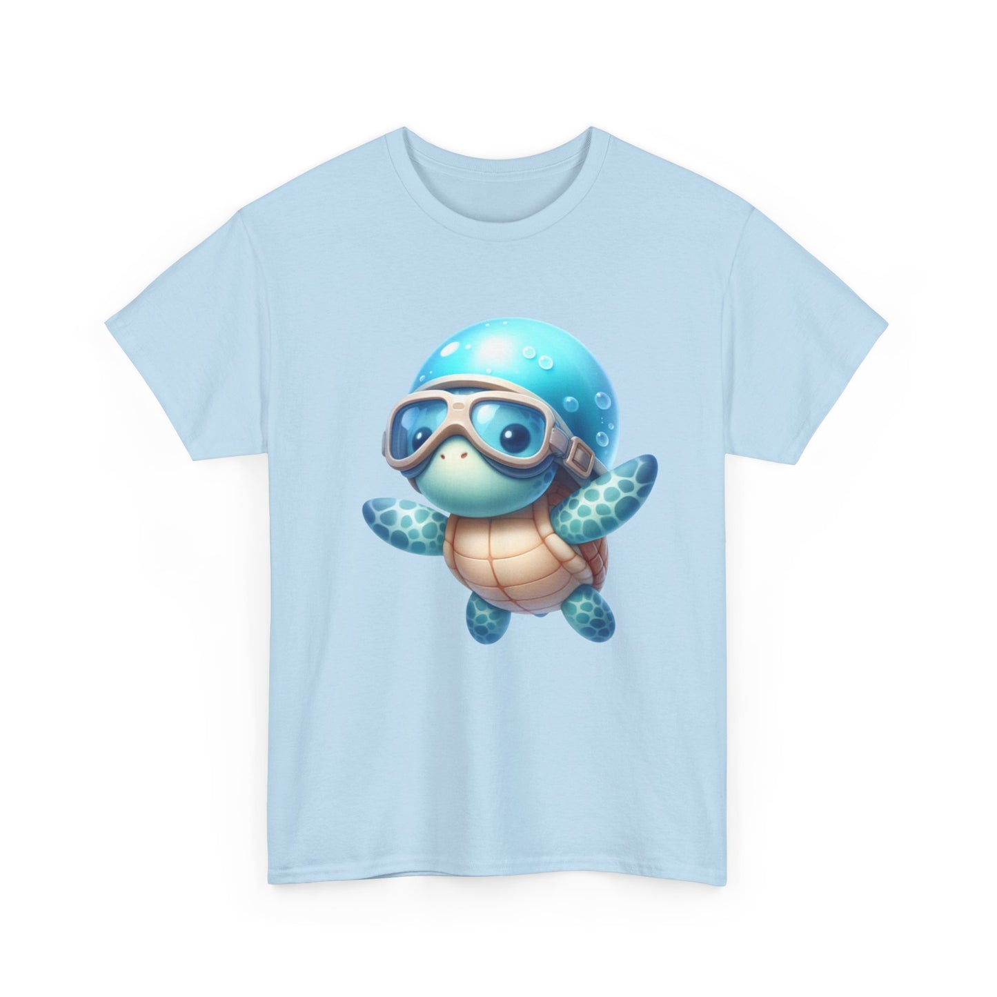 Cute Turtle Adventure Tee, Animal Lover Shirt, Beach Picnic Outfit, Fun Gift for Kids, Eco-Friendly Fashion, Summer Casual Wear