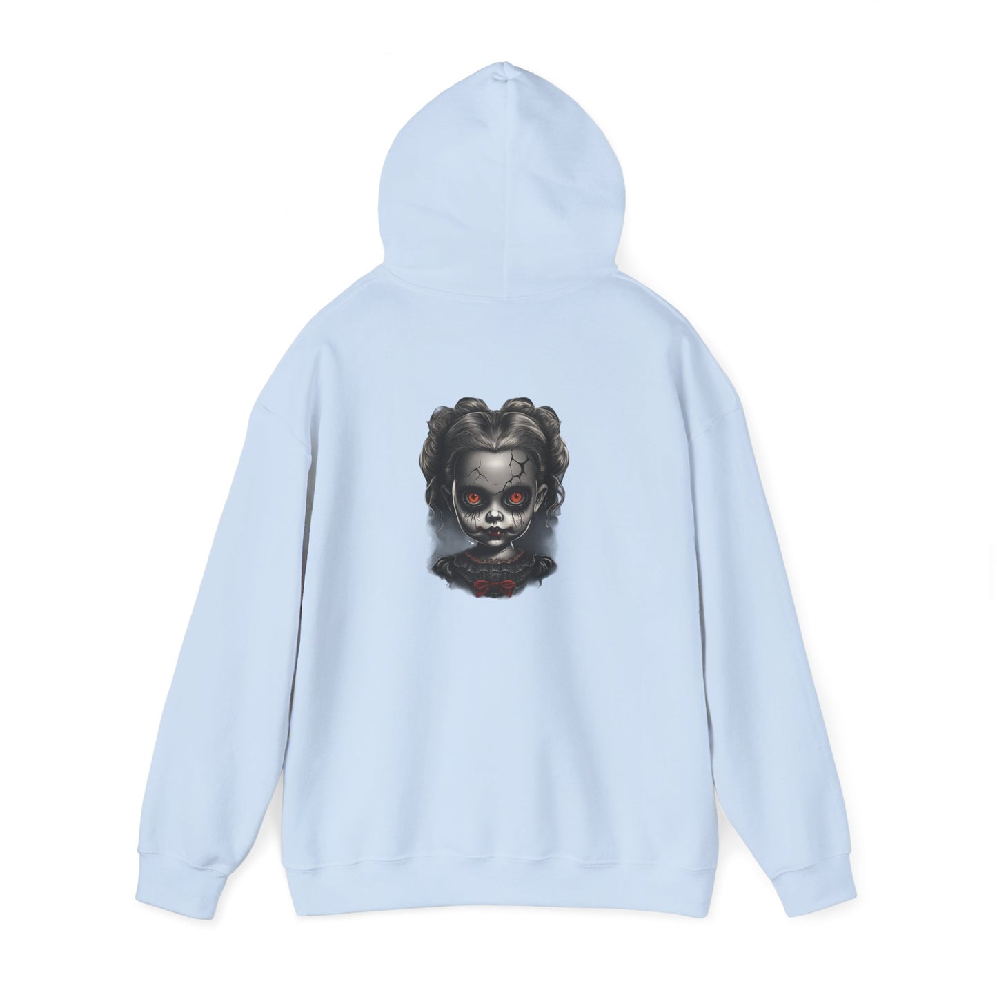 Spooky Horror personalized Unisex Hooded Sweatshirt, Graphic Hoodie, Halloween Apparel, Dark Fantasy, Unique Gift for Horror Lovers