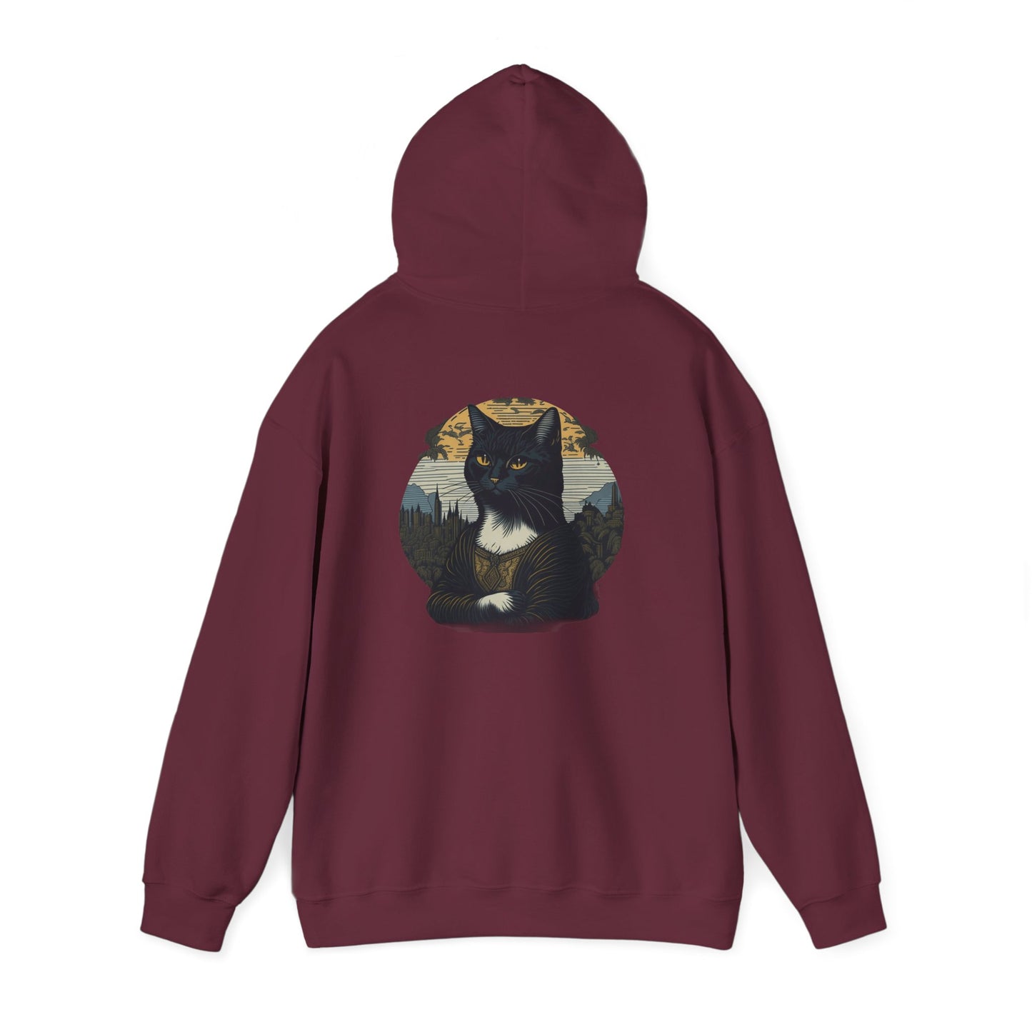 Cozy Cat-Themed personalized Unisex Hooded Sweatshirt, Perfect Gift for Cat Lovers, Casual Wear, Animal Lover Apparel, Hoodie for All Seasons