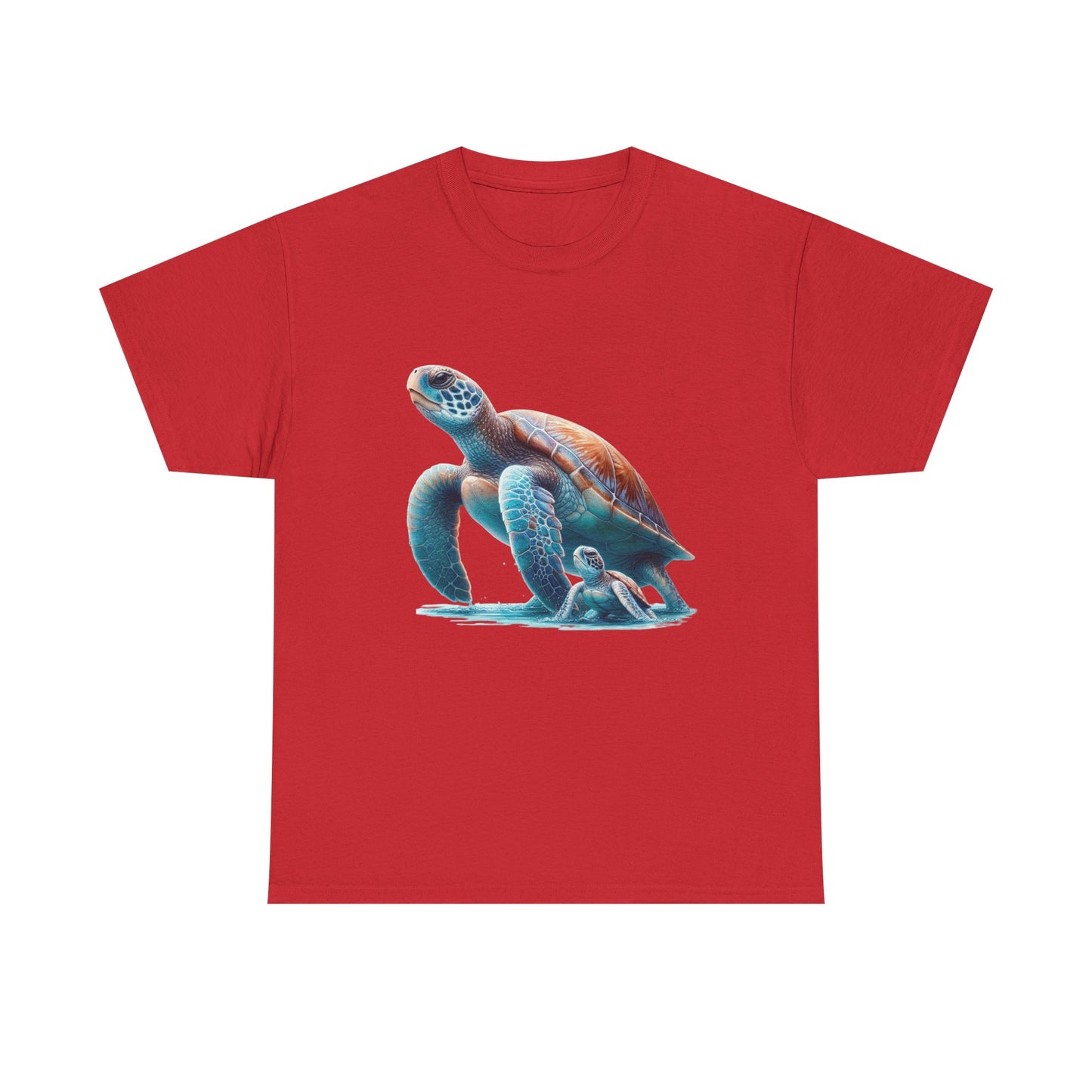 Turtle Adventure Unisex Tee | Ocean-Inspired Cotton Shirt, Nature Lover Gift, Beach Day Outfit, Cute Animal Tee, Eco-Friendly Fashion