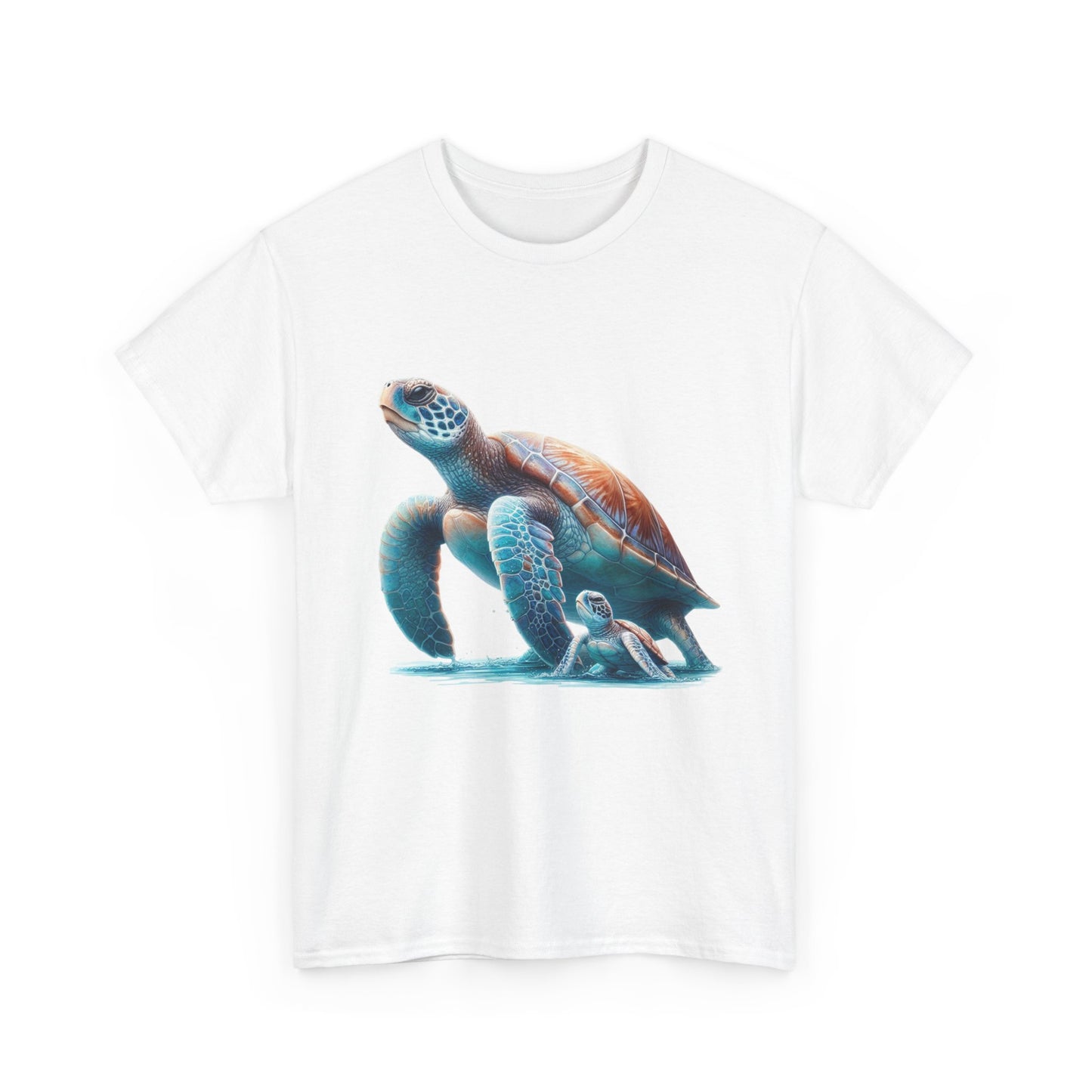 Turtle Adventure Unisex Tee | Ocean-Inspired Cotton Shirt, Nature Lover Gift, Beach Day Outfit, Cute Animal Tee, Eco-Friendly Fashion