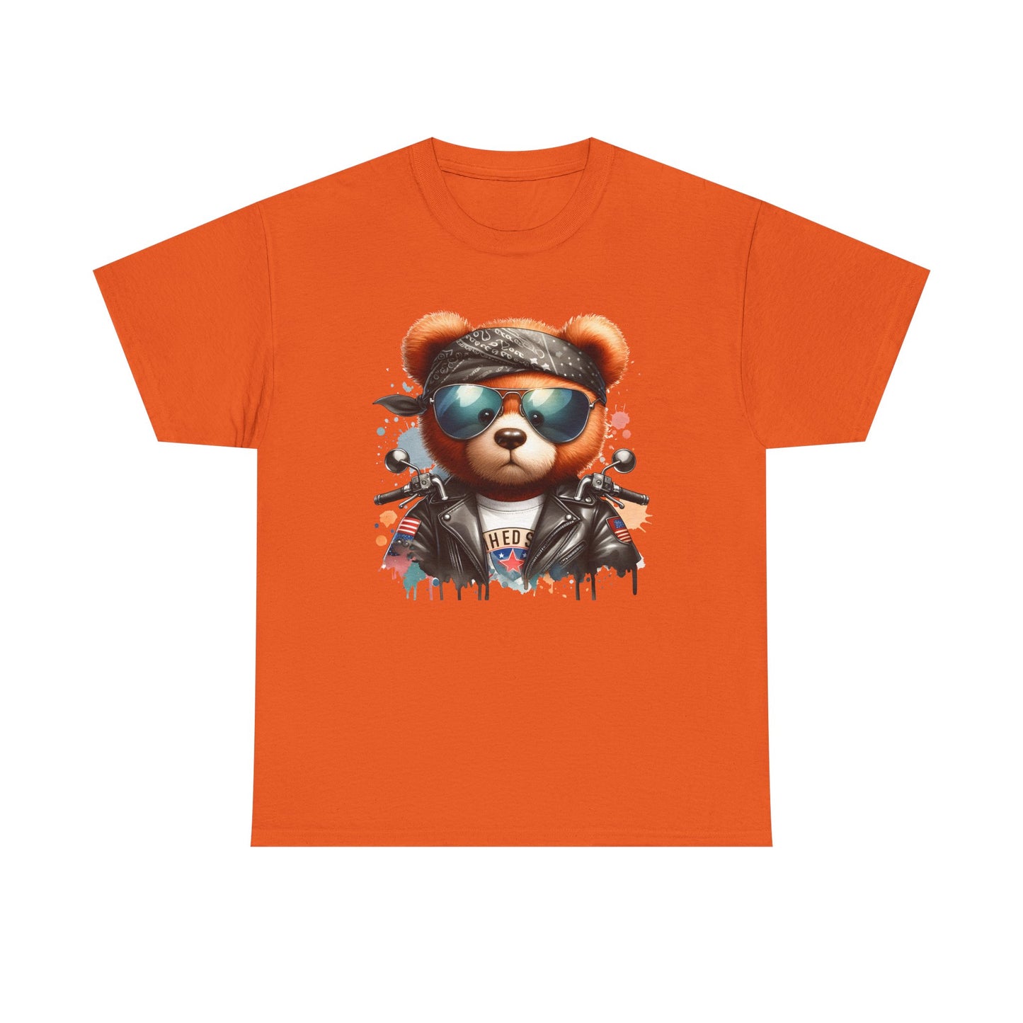 Cool Teddy Graphic Tee | Unisex Heavy Cotton Tee | Trendy, Casual Wear, Gift for Friends, Music Festivals, Summer Vibes