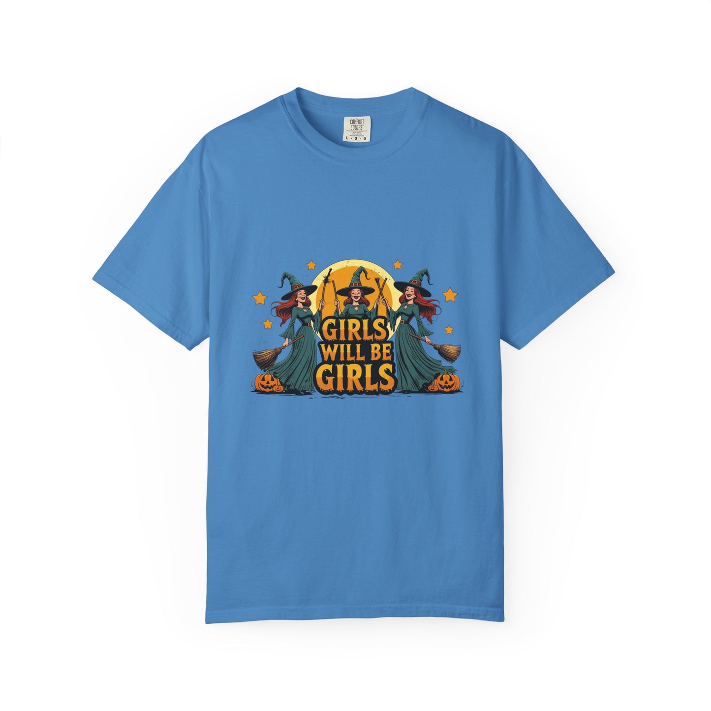 Spooky Witch T-Shirt for Halloween Fun, Girls Will Be Girls Tee, Unisex Halloween Shirt, Fall Fashion, Witch Costume Top