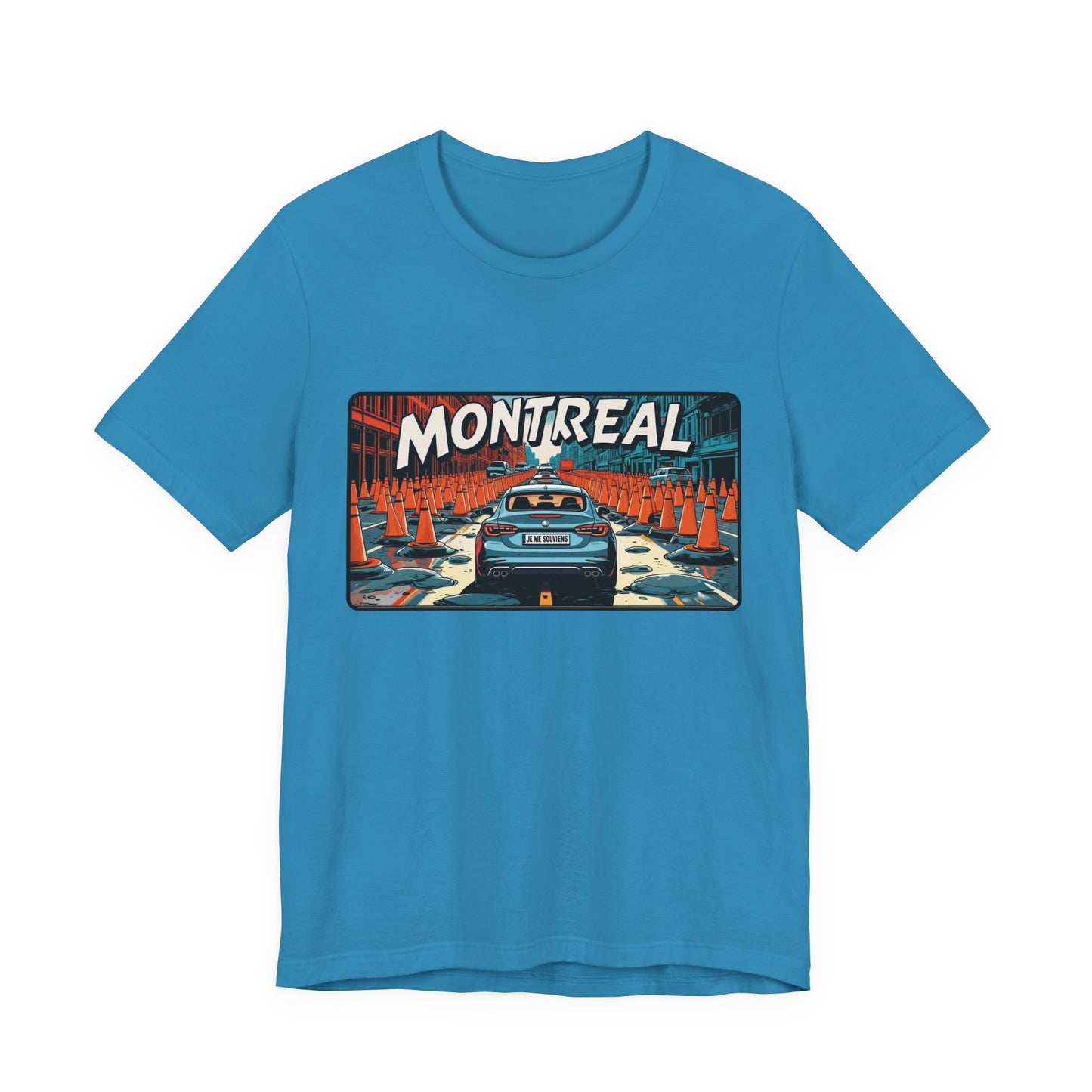 Montreal Graphic Tee - Unisex Jersey T-Shirt for Travelers, City Lovers, Travel Gifts, Streetwear, Montreal Souvenir