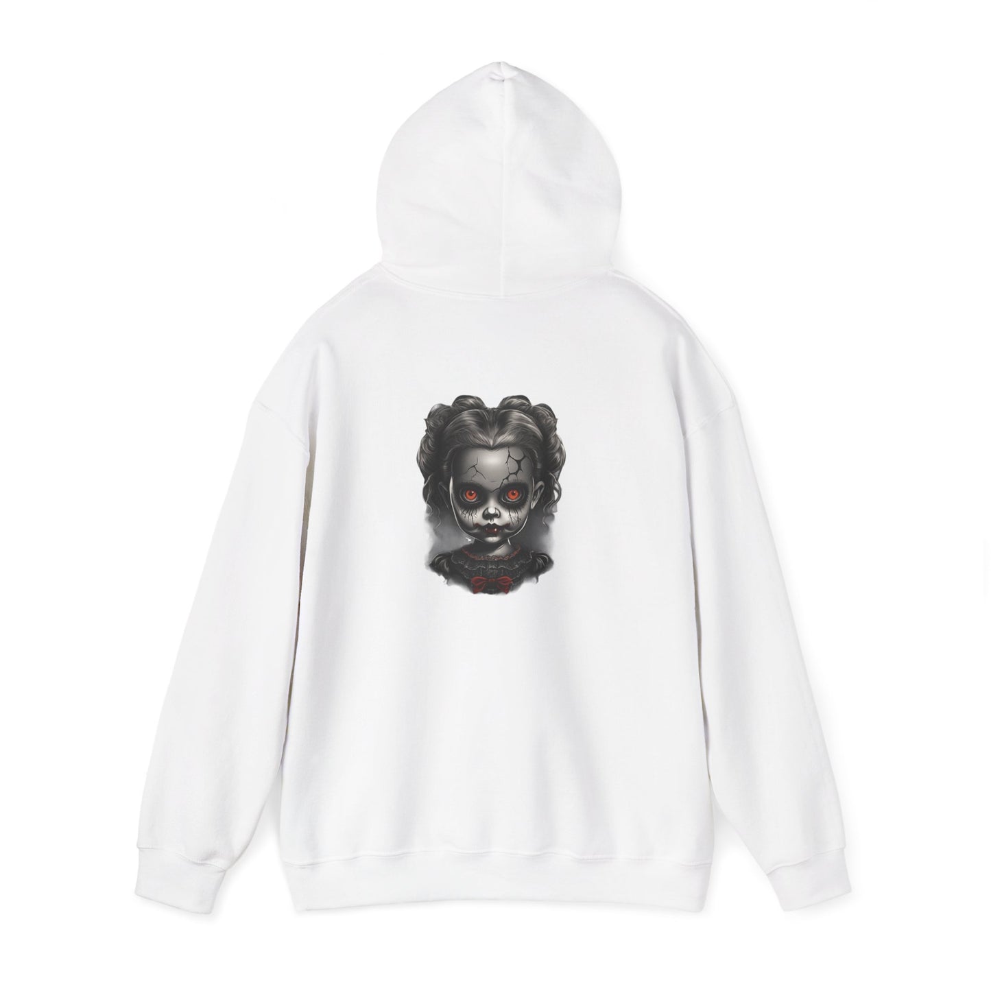 Spooky Horror personalized Unisex Hooded Sweatshirt, Graphic Hoodie, Halloween Apparel, Dark Fantasy, Unique Gift for Horror Lovers