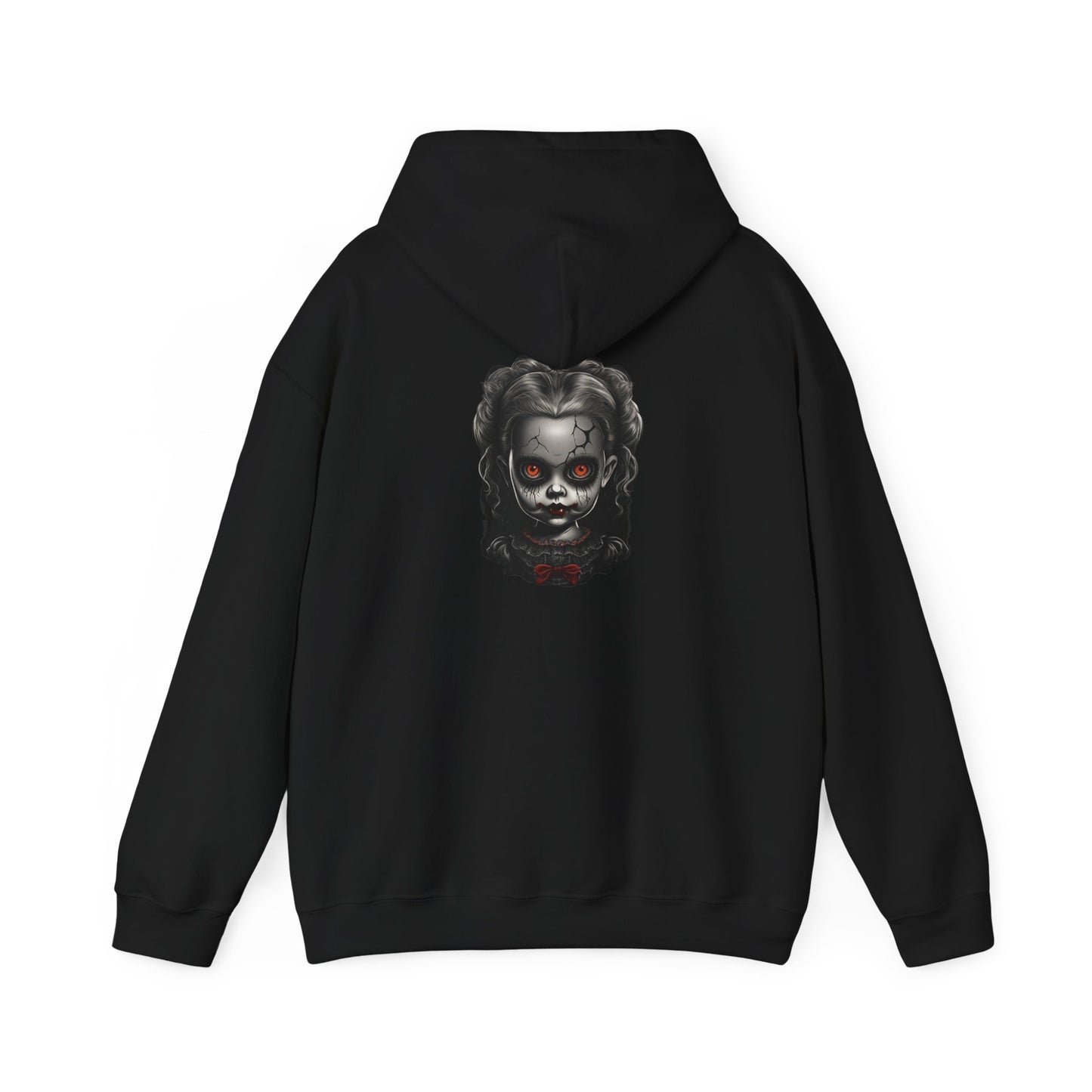 Spooky Horror personalized Unisex Hooded Sweatshirt, Graphic Hoodie, Halloween Apparel, Dark Fantasy, Unique Gift for Horror Lovers