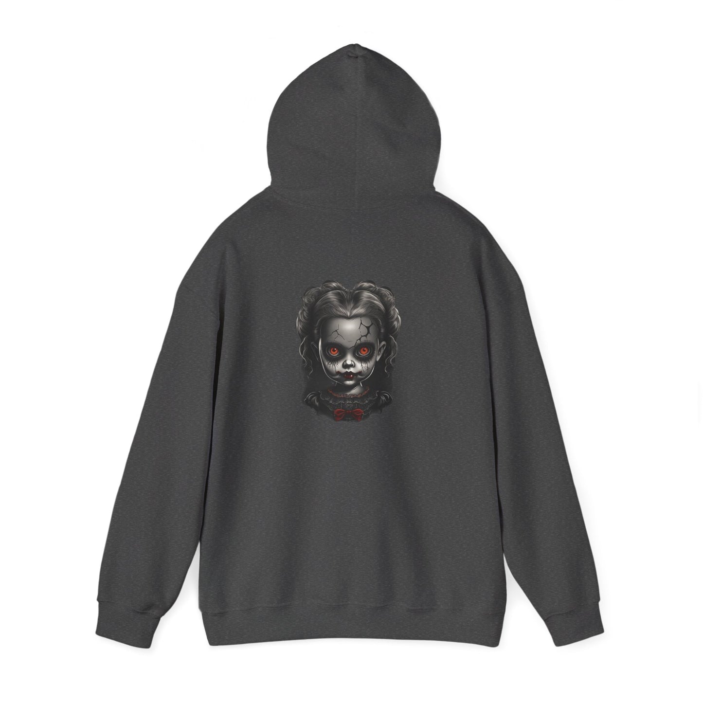 Spooky Horror personalized Unisex Hooded Sweatshirt, Graphic Hoodie, Halloween Apparel, Dark Fantasy, Unique Gift for Horror Lovers