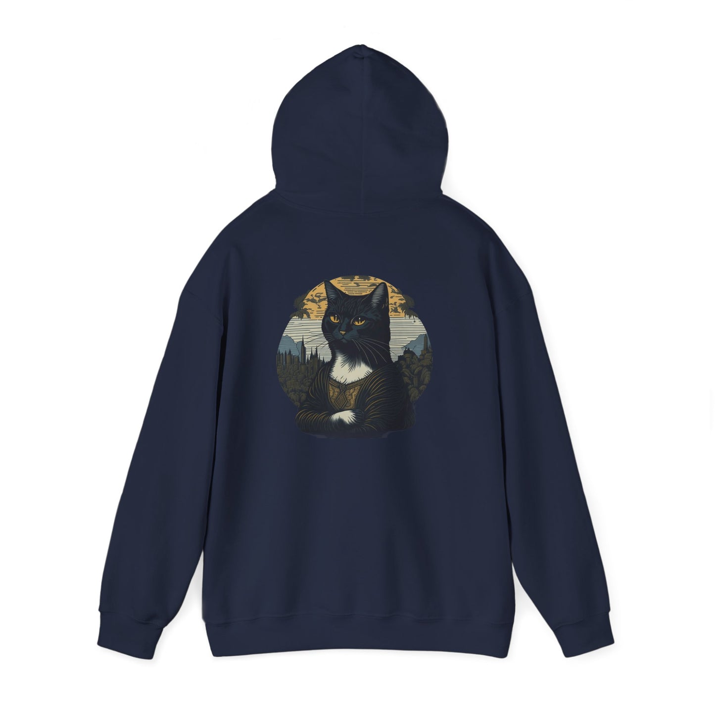 Cozy Cat-Themed personalized Unisex Hooded Sweatshirt, Perfect Gift for Cat Lovers, Casual Wear, Animal Lover Apparel, Hoodie for All Seasons
