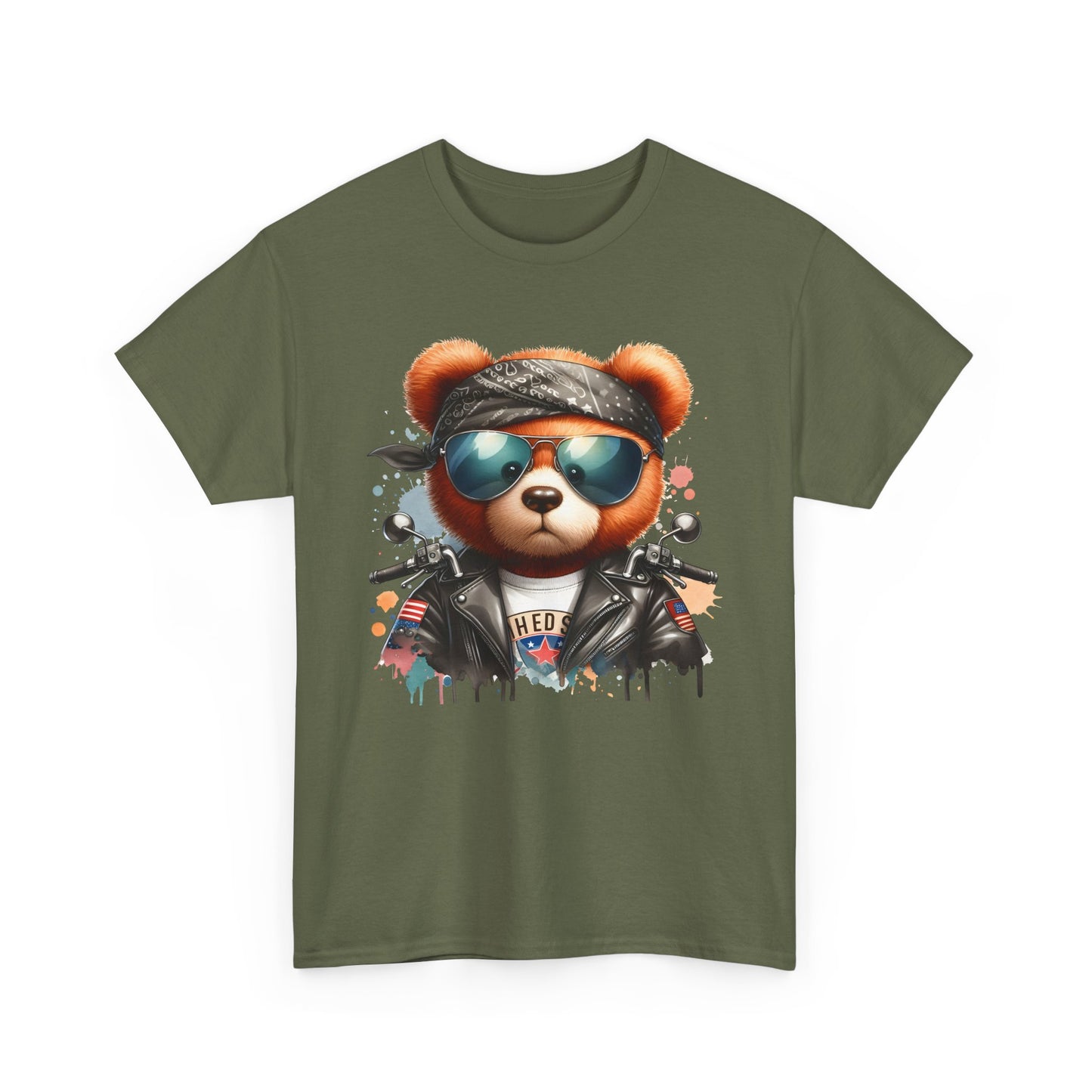 Cool Teddy Graphic Tee | Unisex Heavy Cotton Tee | Trendy, Casual Wear, Gift for Friends, Music Festivals, Summer Vibes