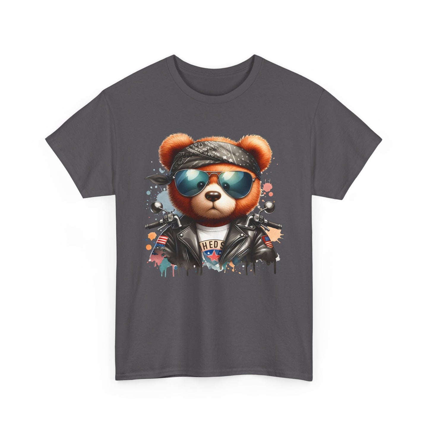 Cool Teddy Graphic Tee | Unisex Heavy Cotton Tee | Trendy, Casual Wear, Gift for Friends, Music Festivals, Summer Vibes